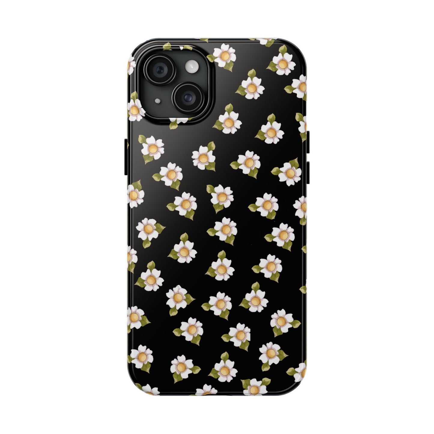 Daisies Black Phone Case