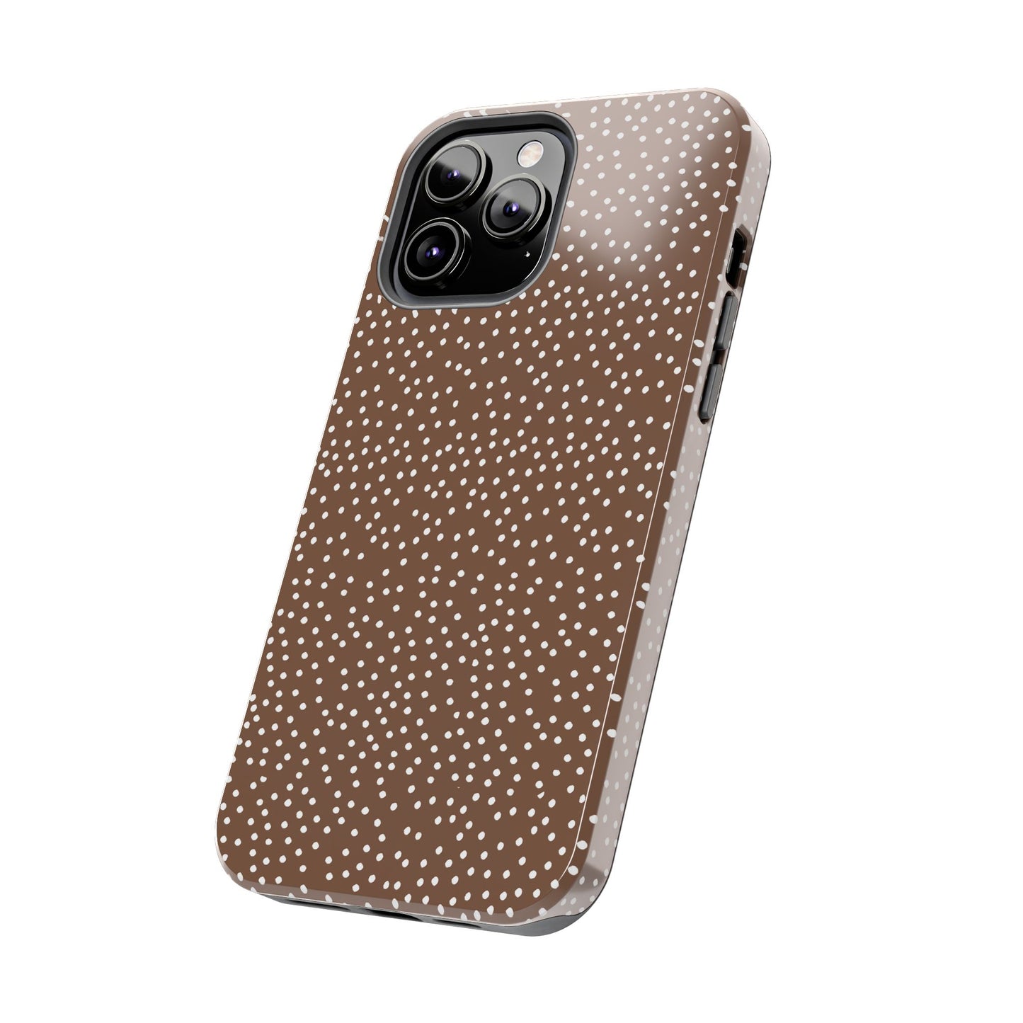 Dottible Chocolate / White Phone Case