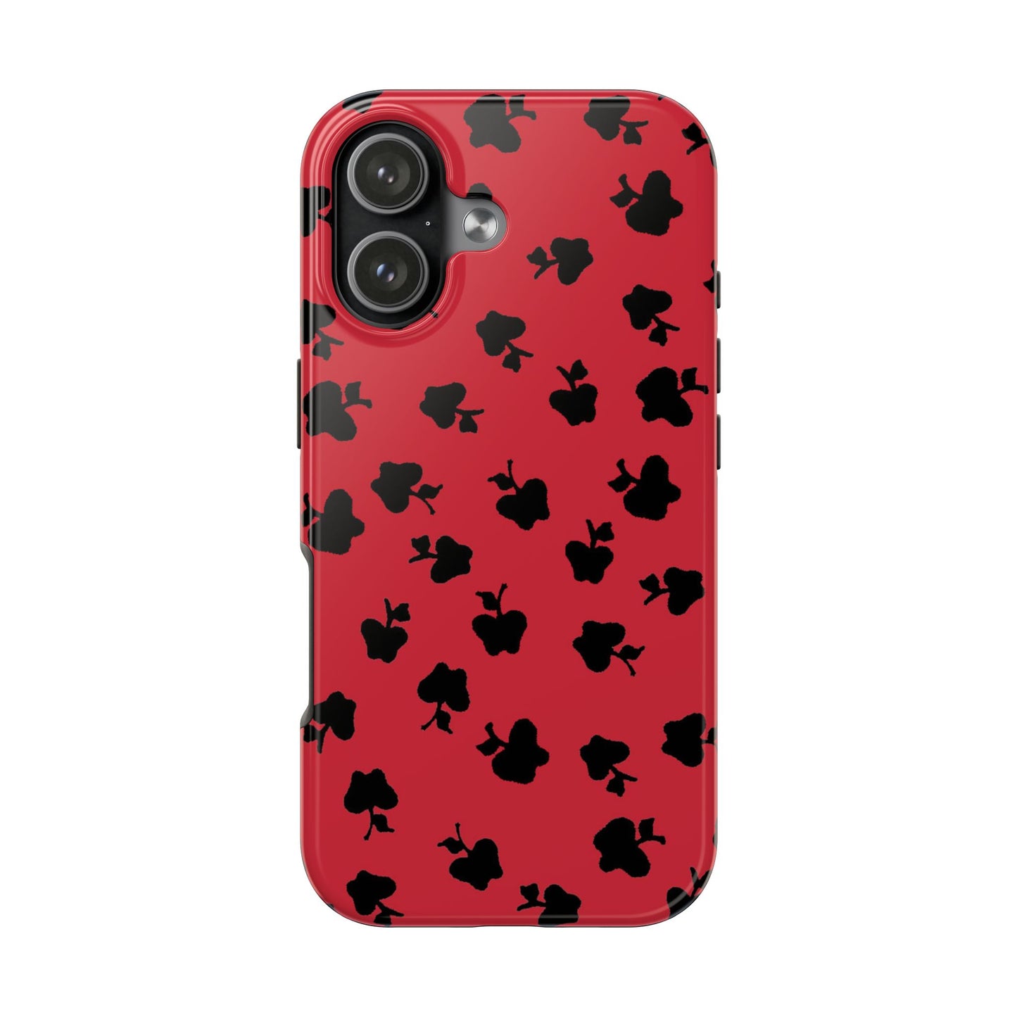 Happy Apples Red / Black Phone Case
