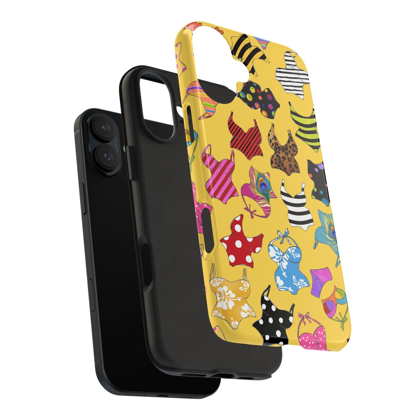 Assorted Suits Yellow Phone Case