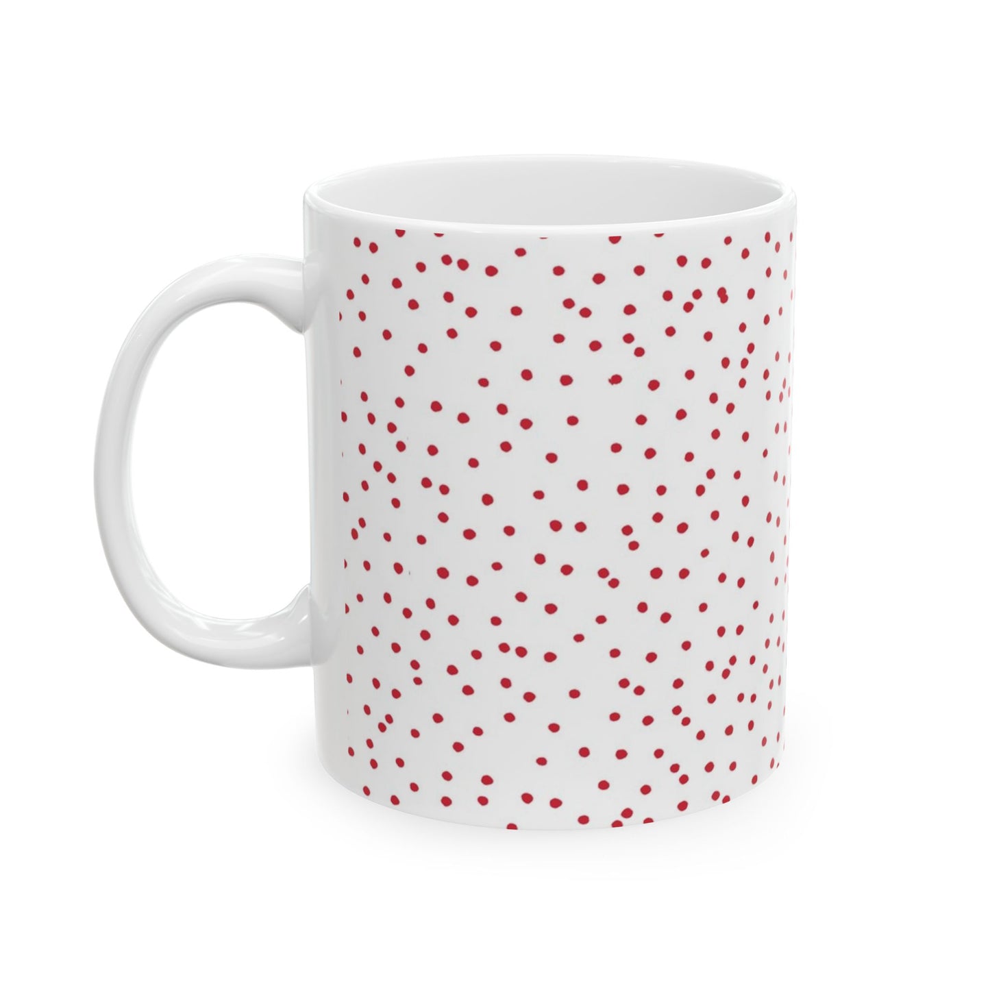 Dinky Dots White / Red Cup