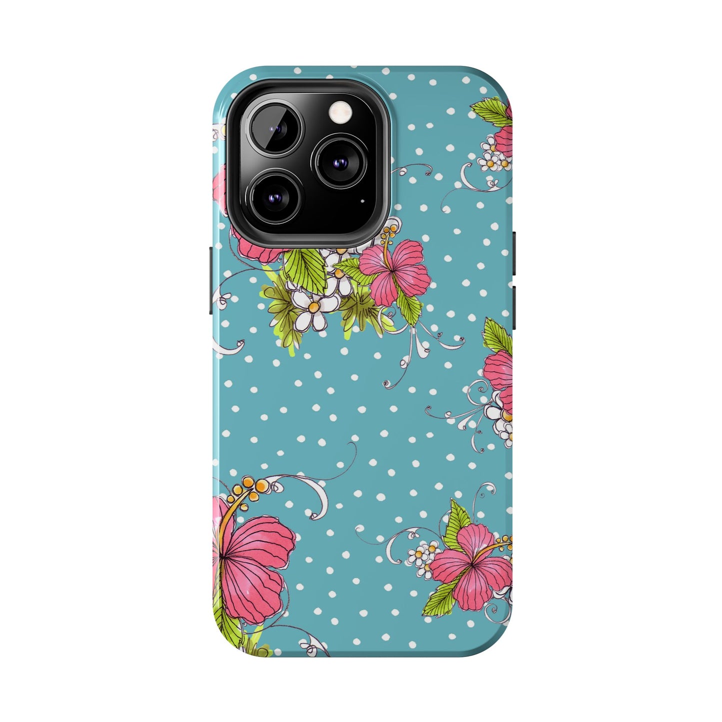 Lady Luau Turquoise Phone Case