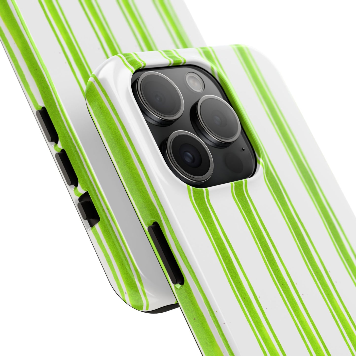 Awning Stripe Lime Phone Case