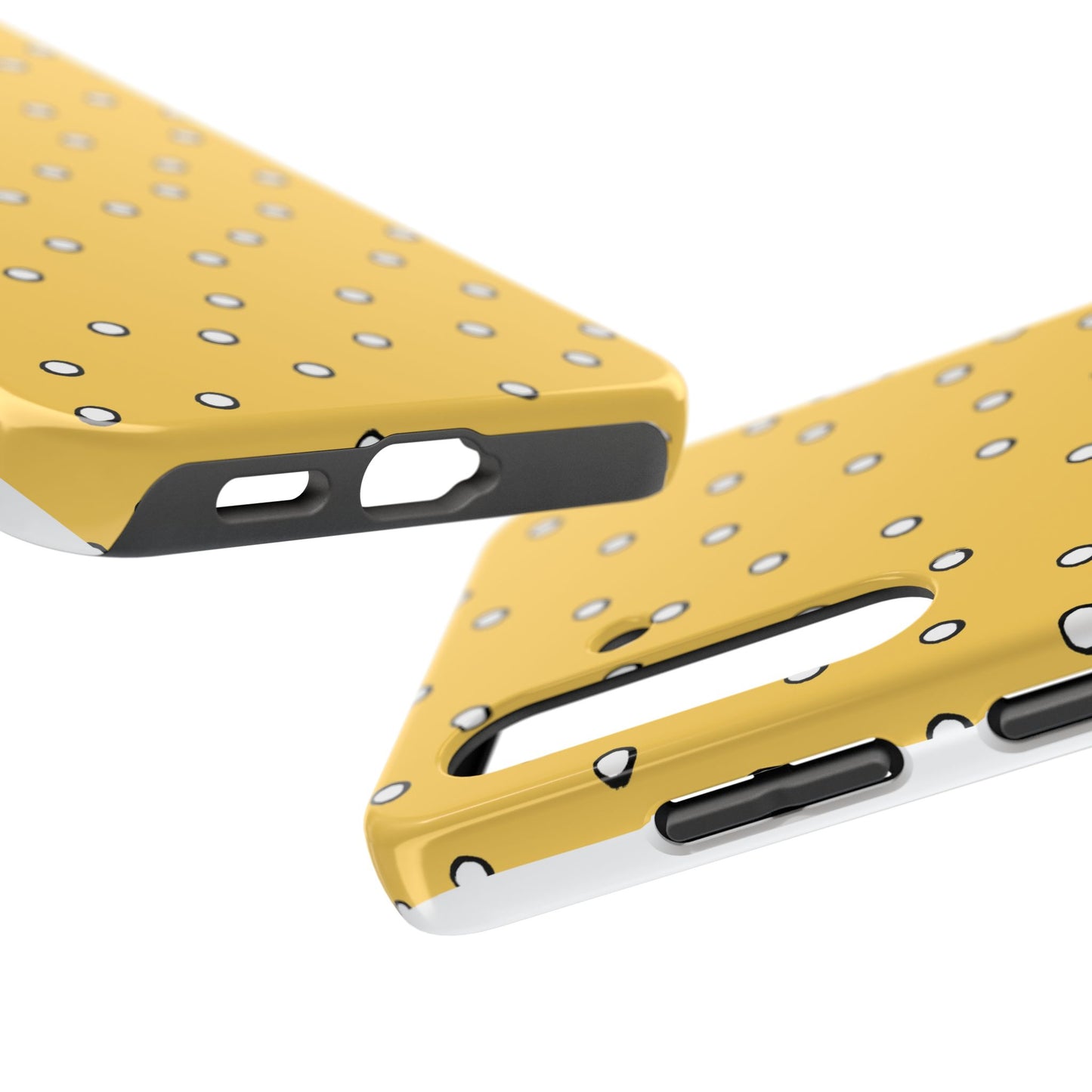 Dots Yellow / White / Black Phone Case