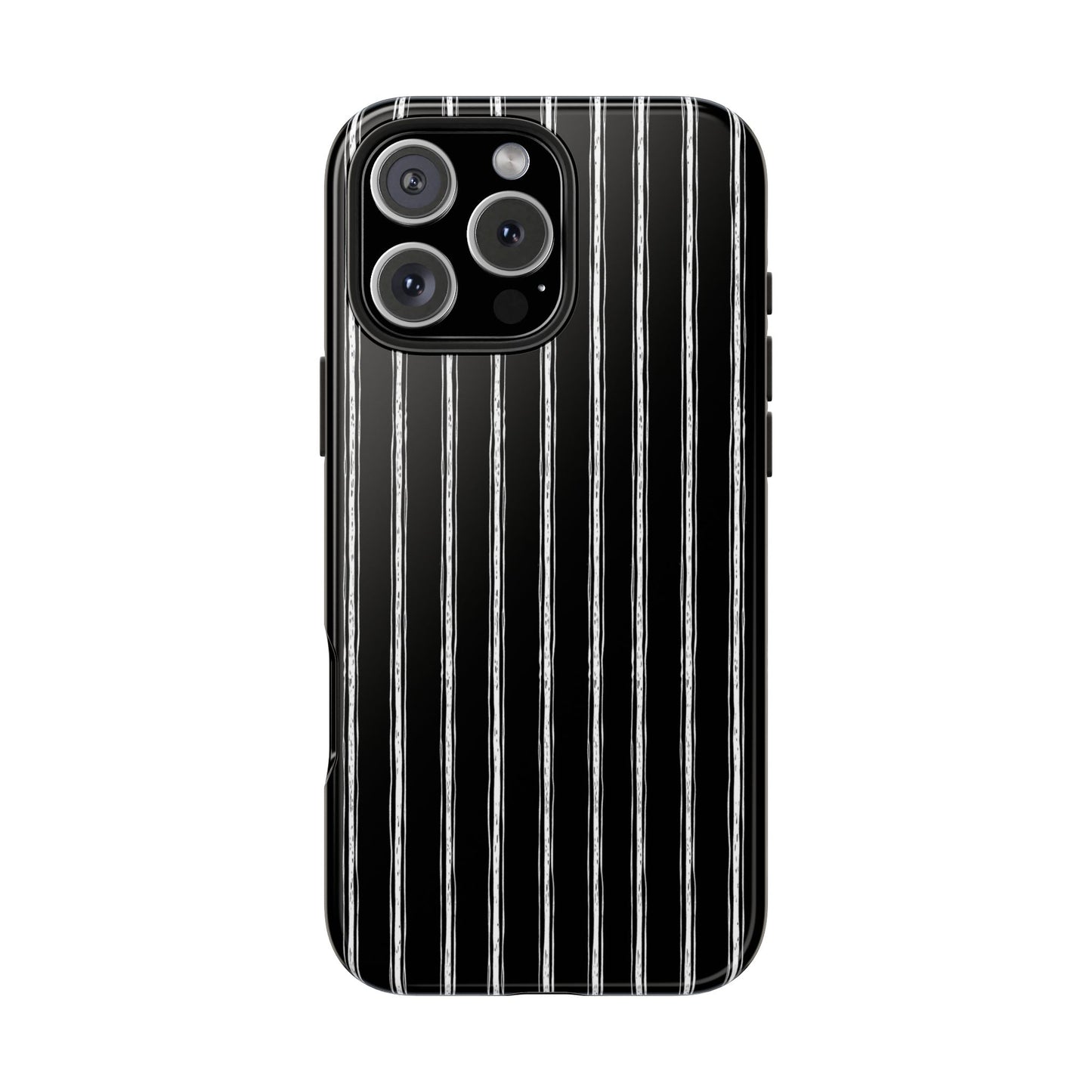 Napkin Stripe Black / White Phone Case
