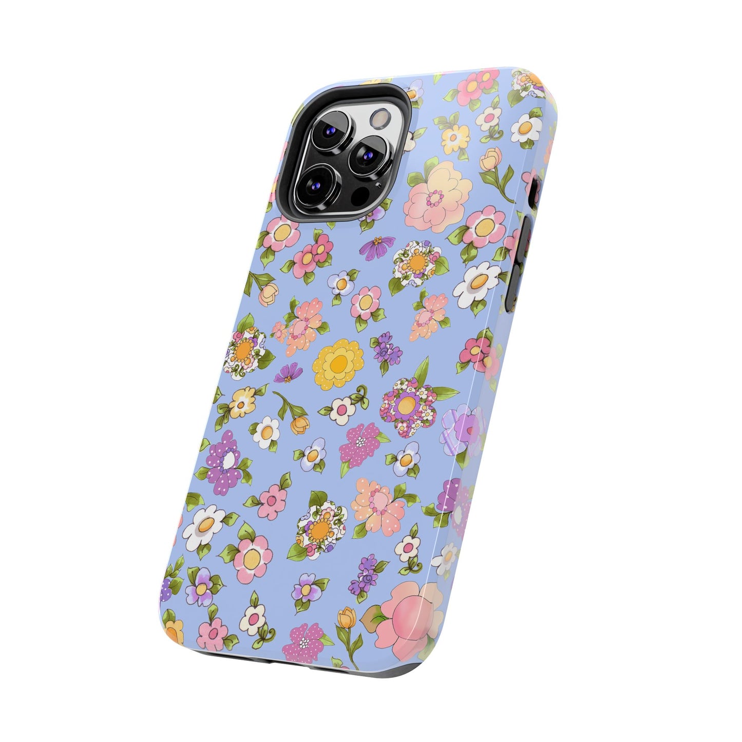 Flowery Blue Phone Case