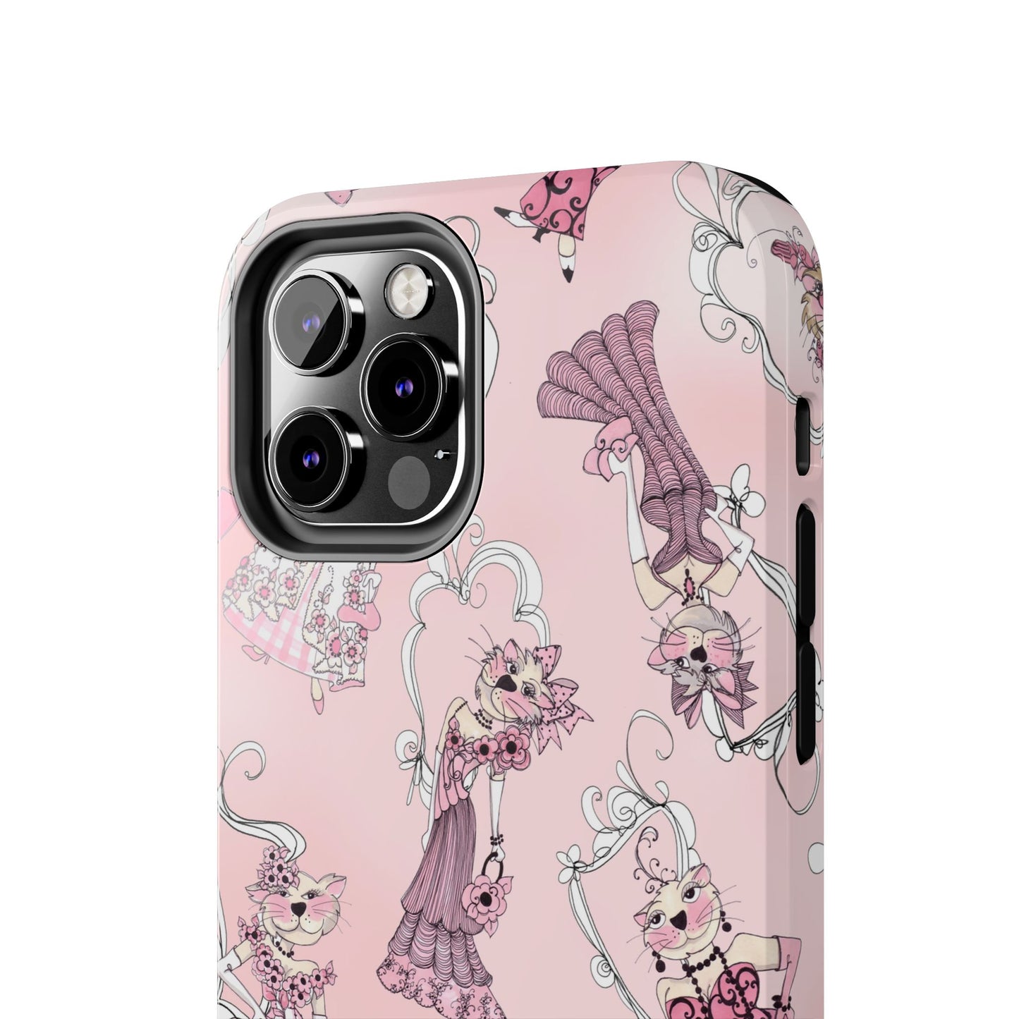 Lady Cats Tossed Phone Case