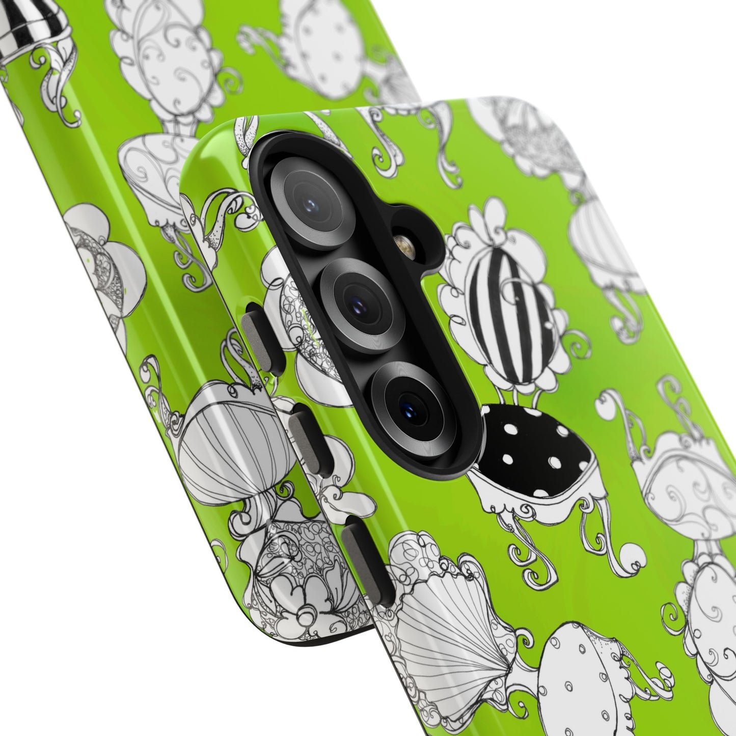 Bistro Chairs Lime Phone Case