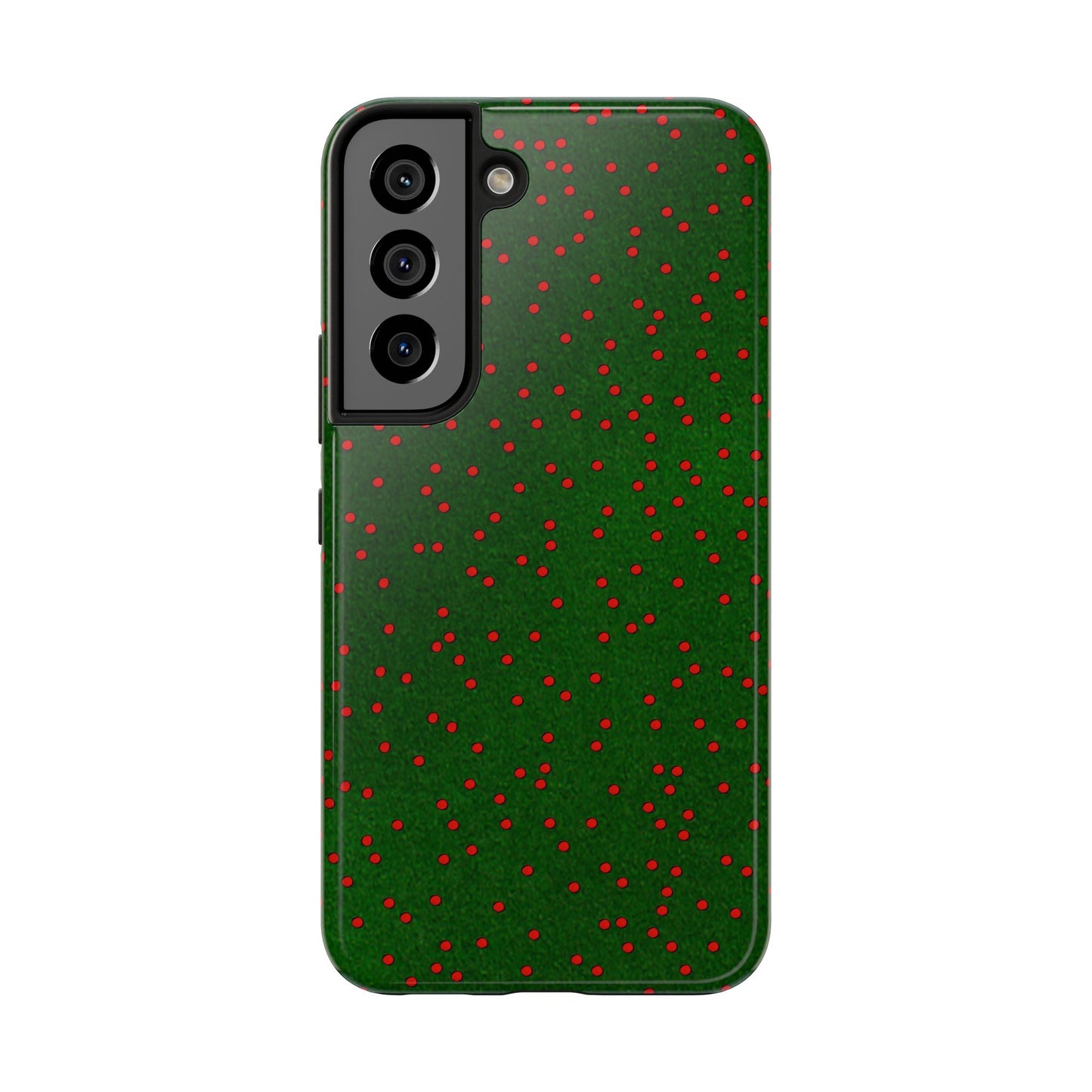 Happy Dots Green / Red Phone Case