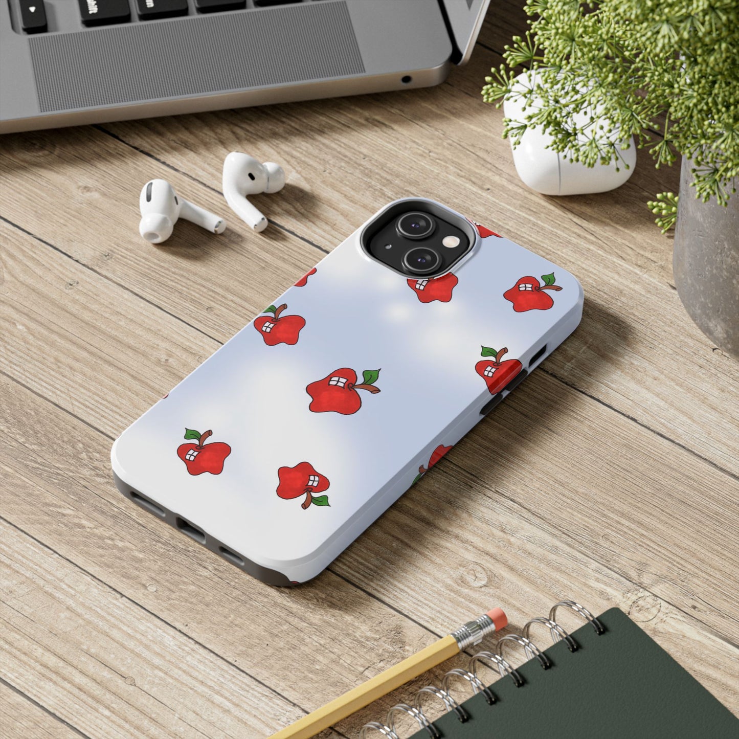 Flying Apples Blue Sky Phone Case