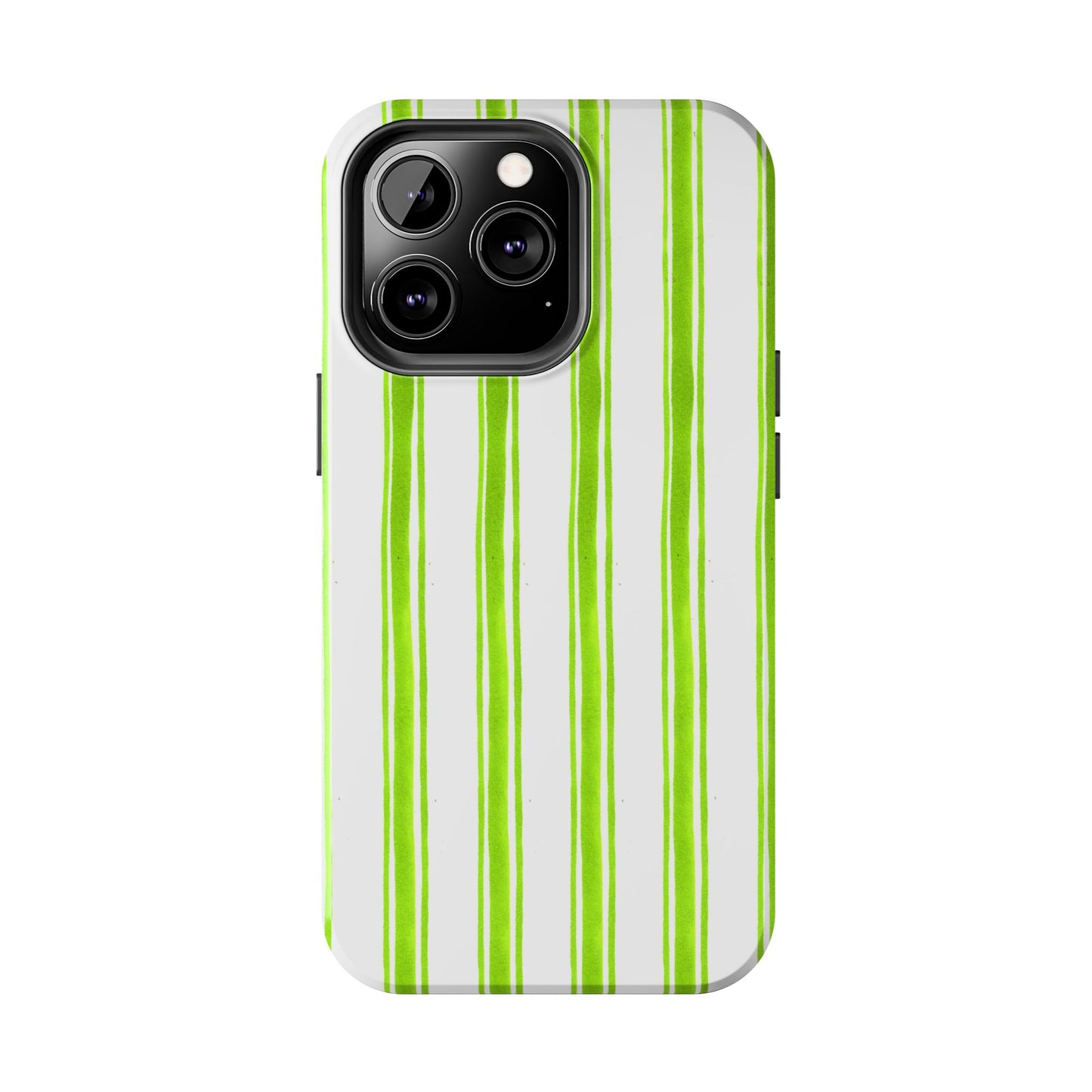 Awning Stripe Lime Phone Case