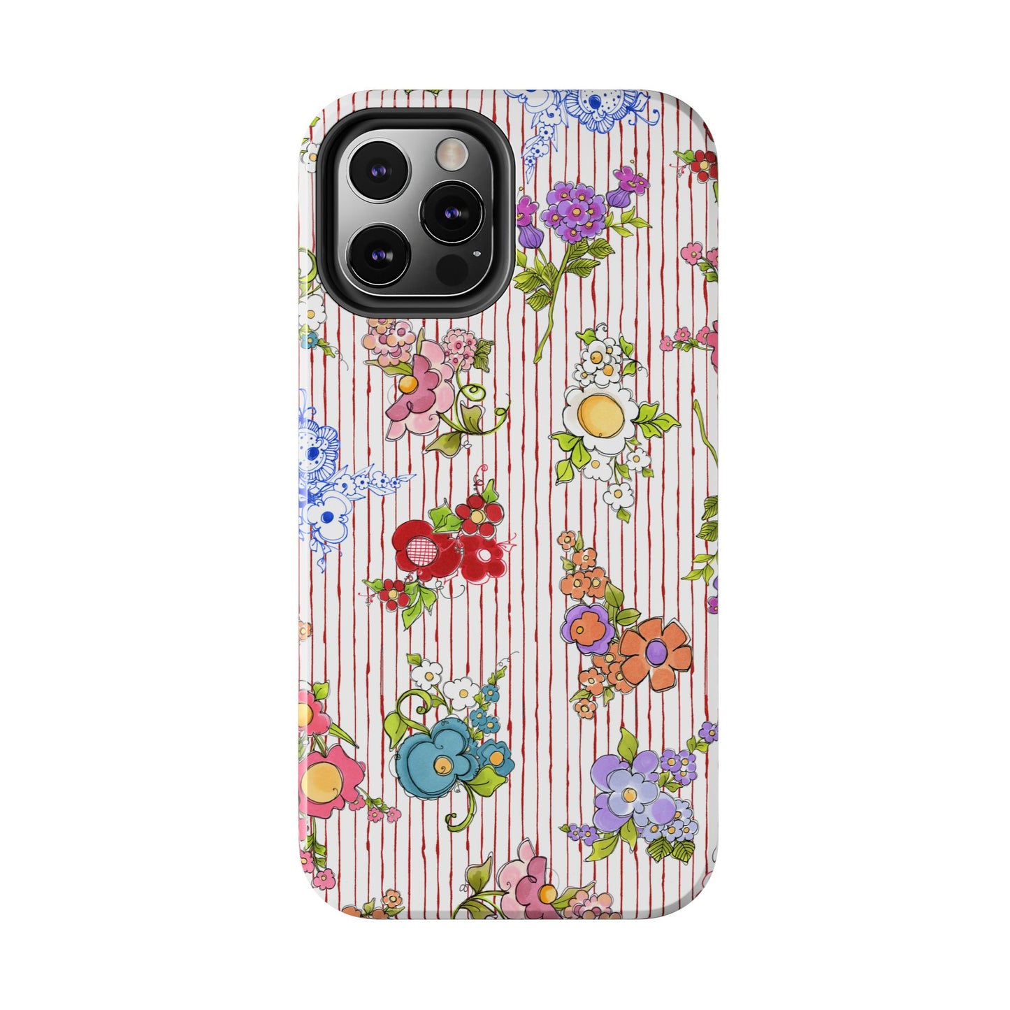 Mixed Bouquets Red / White Phone Case