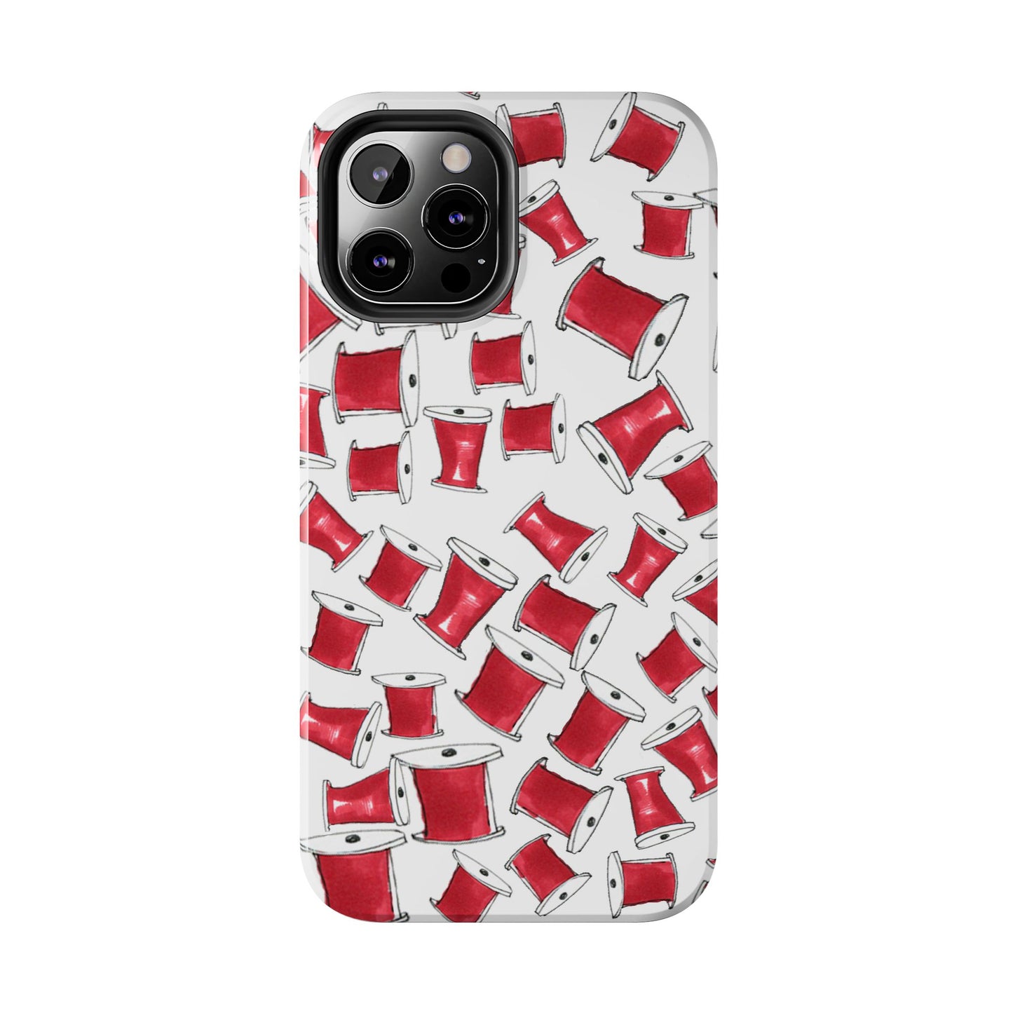 Red Thread White Phone Case
