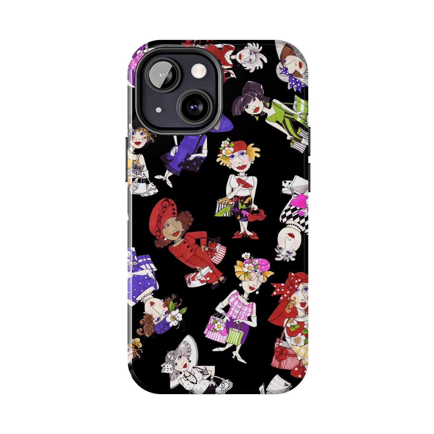 Gone Shopping Tossed Black Phone Case