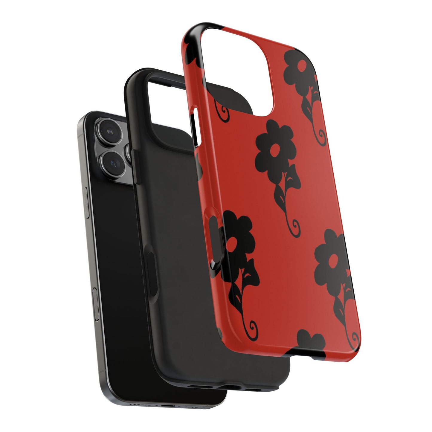 Daring Daisy Red Phone Case