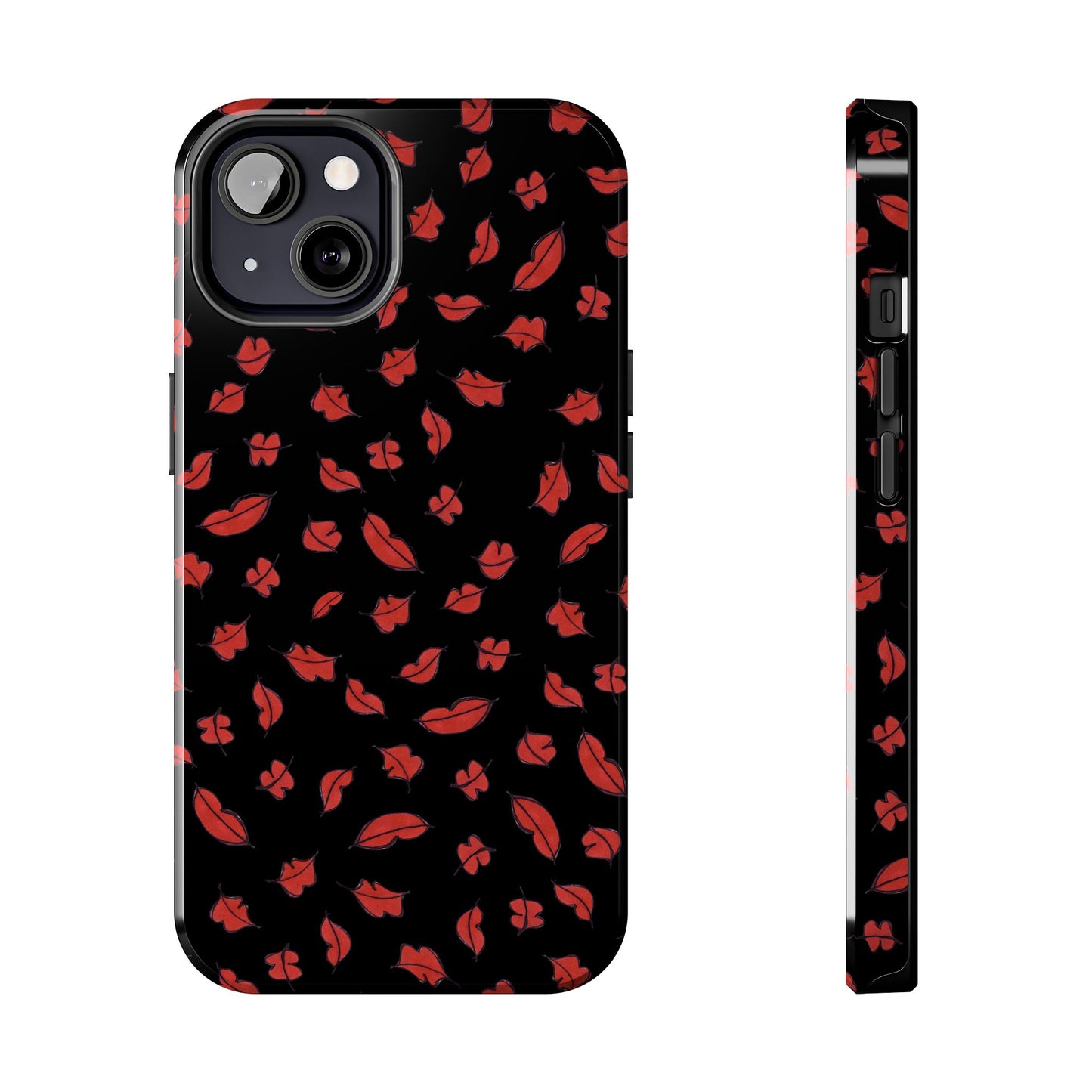 Autumn Lips Black Phone Case