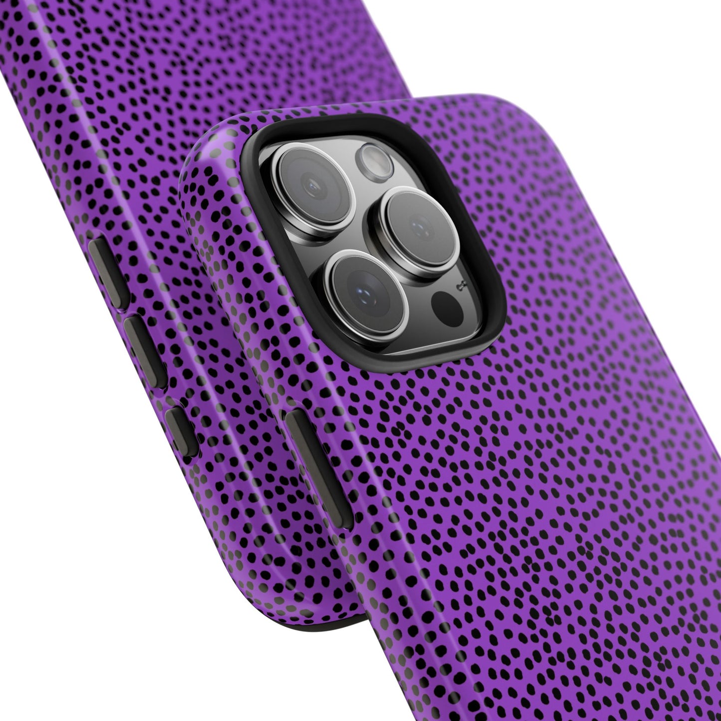 Gypsy Dots Purple / Black Phone Case