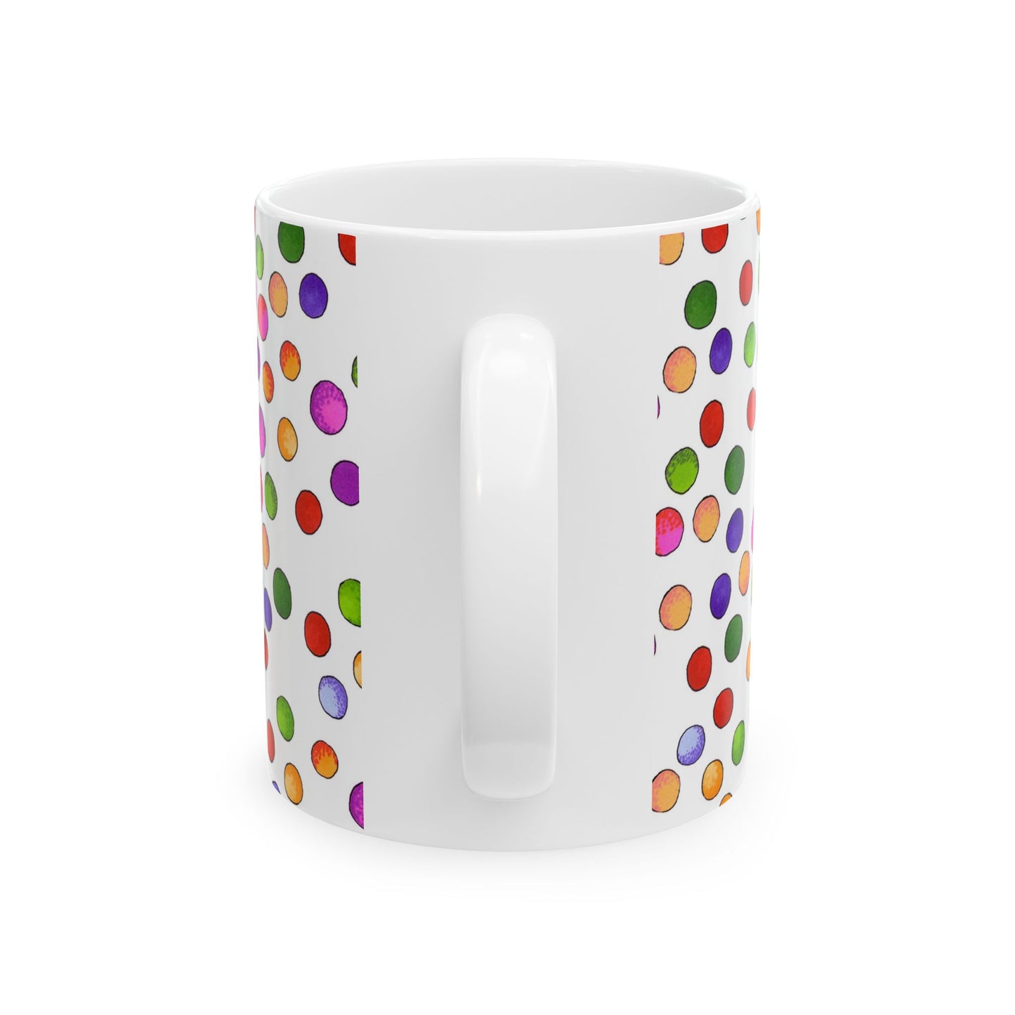 Big Fun Dots White Cup