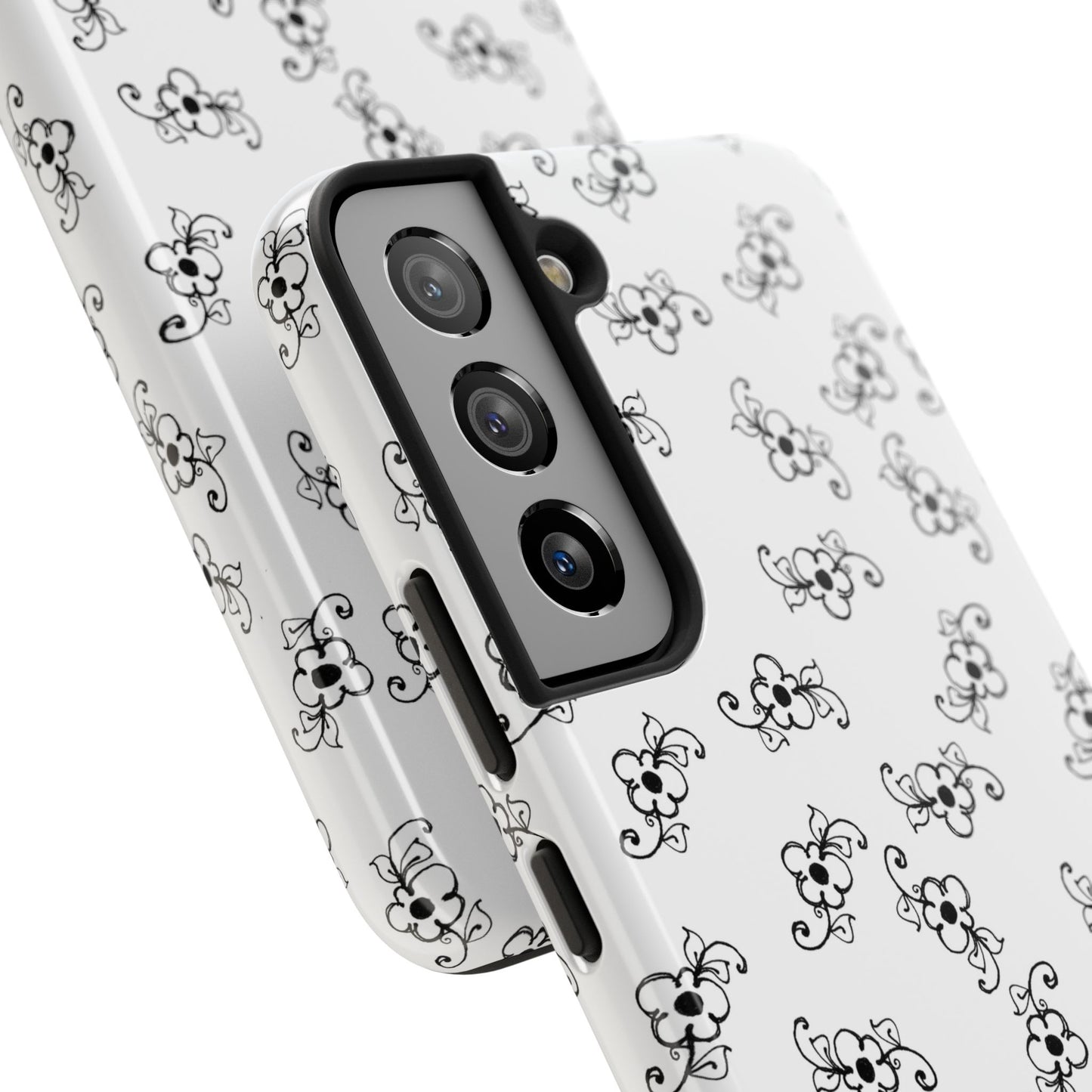 Favorite Daisies White / Black Phone Case