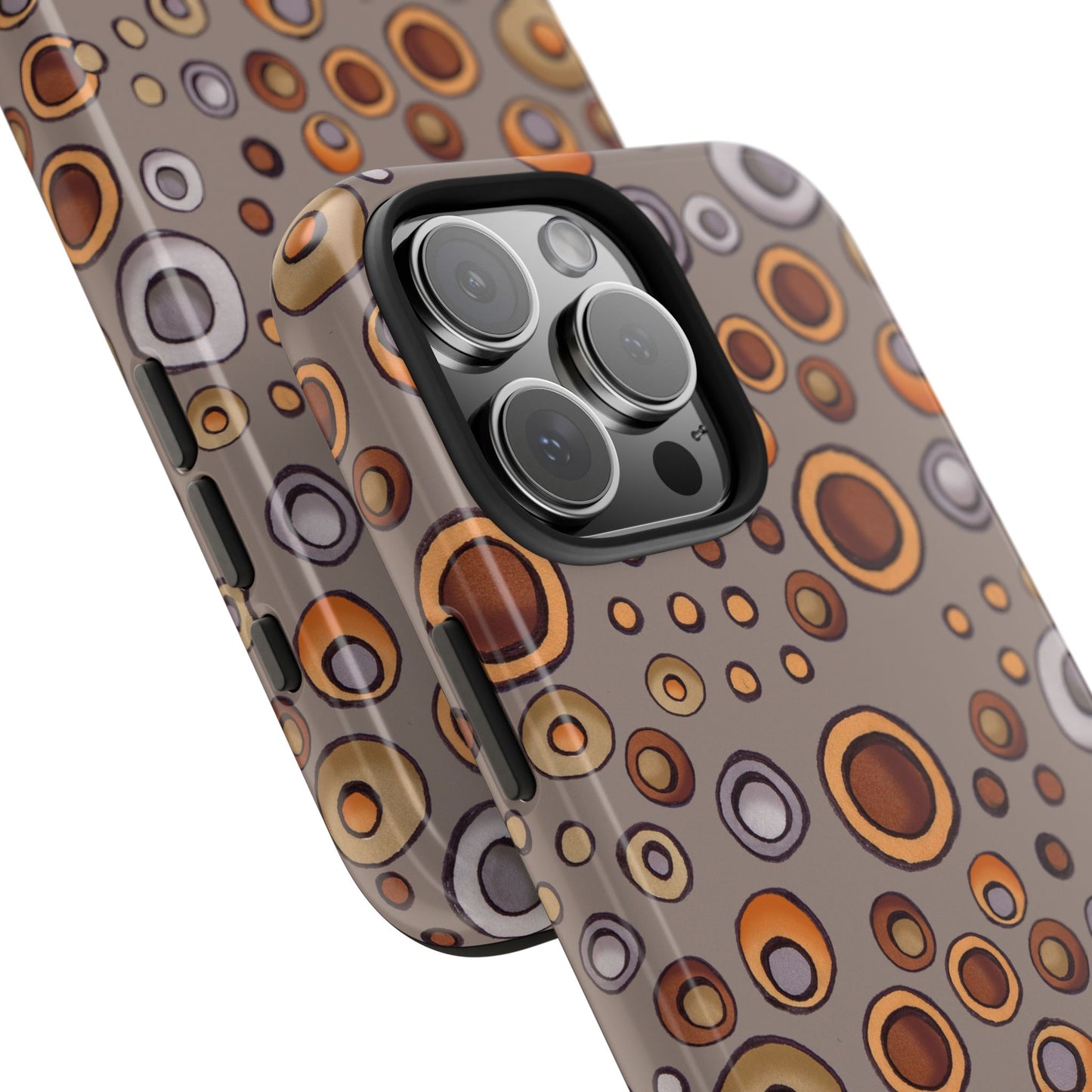 Doggy Dots Gray Phone Case