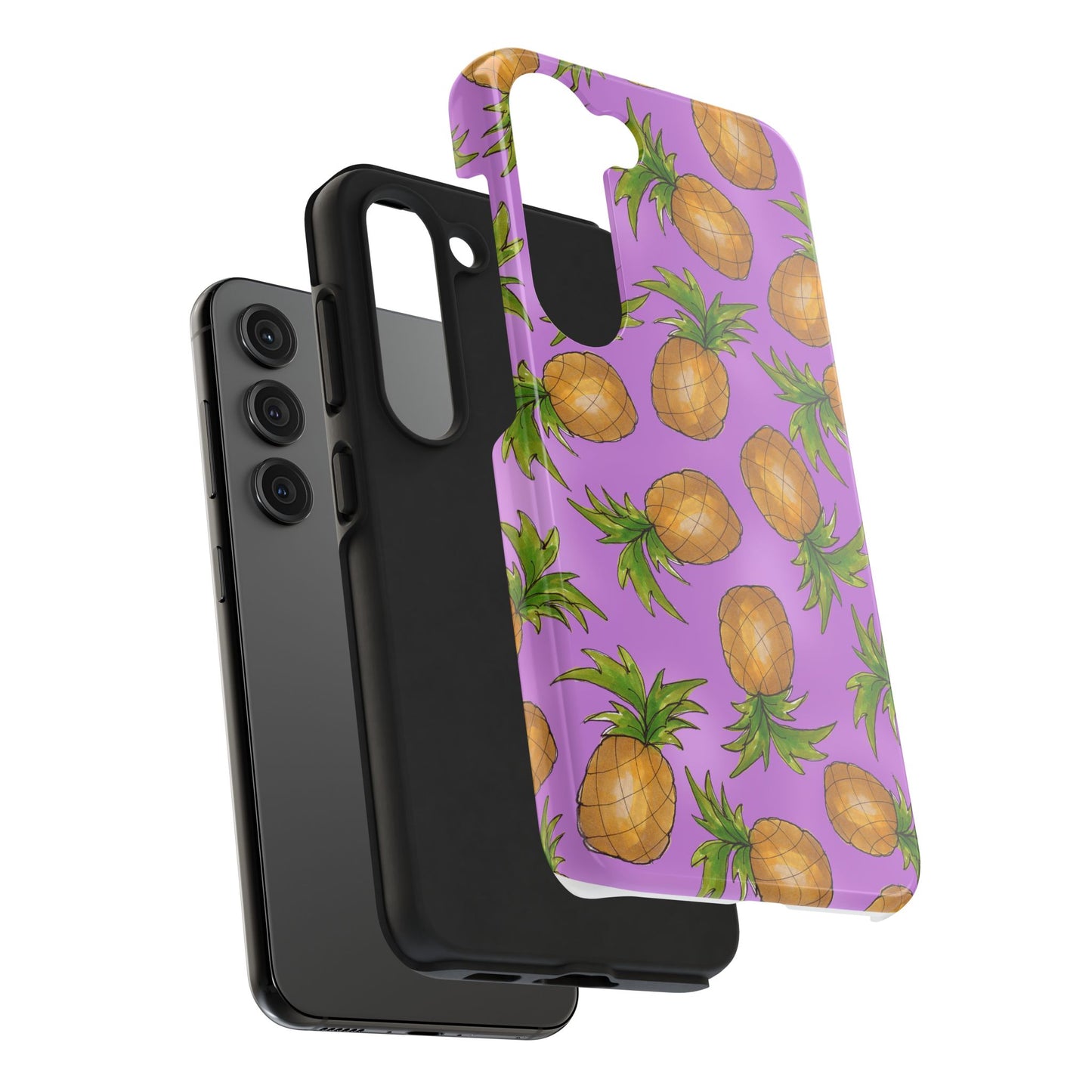 Pineapple Toss Lilac Phone Case