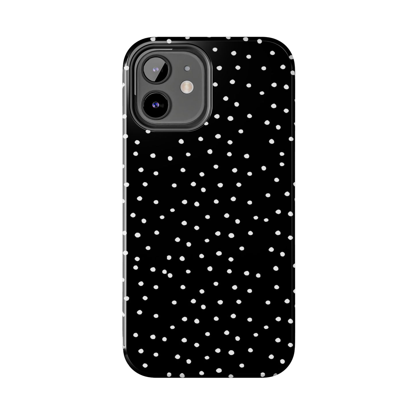 Dinky Dots Black / White Phone Case