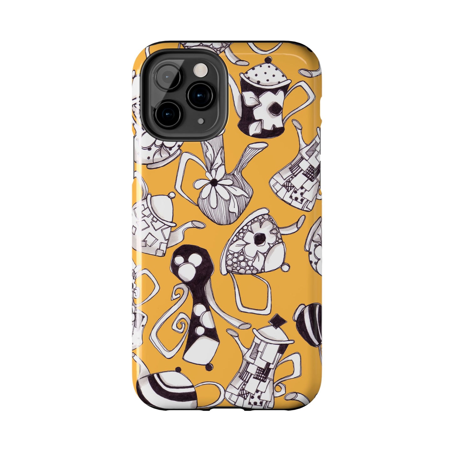 Fancy Pots Yellow Phone Case