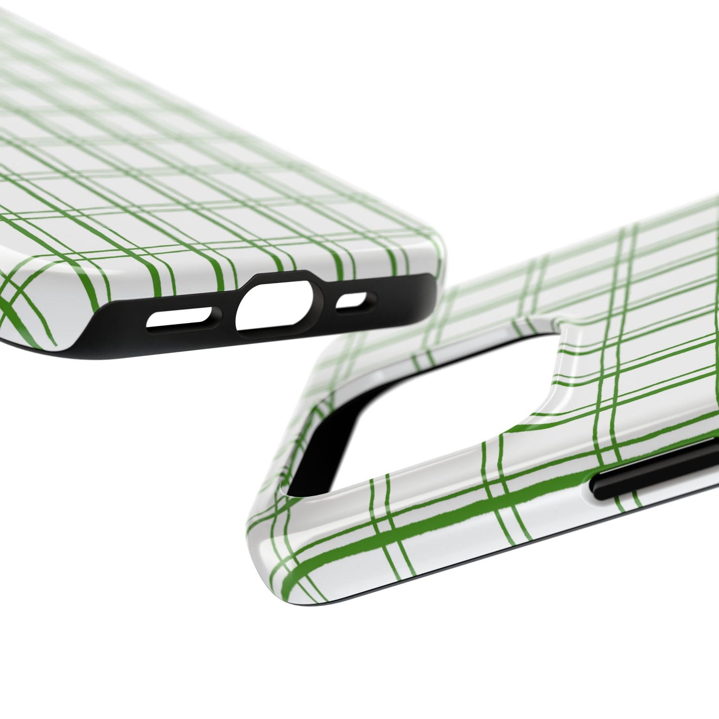 Kitchen Plaid White / Green Phone Case