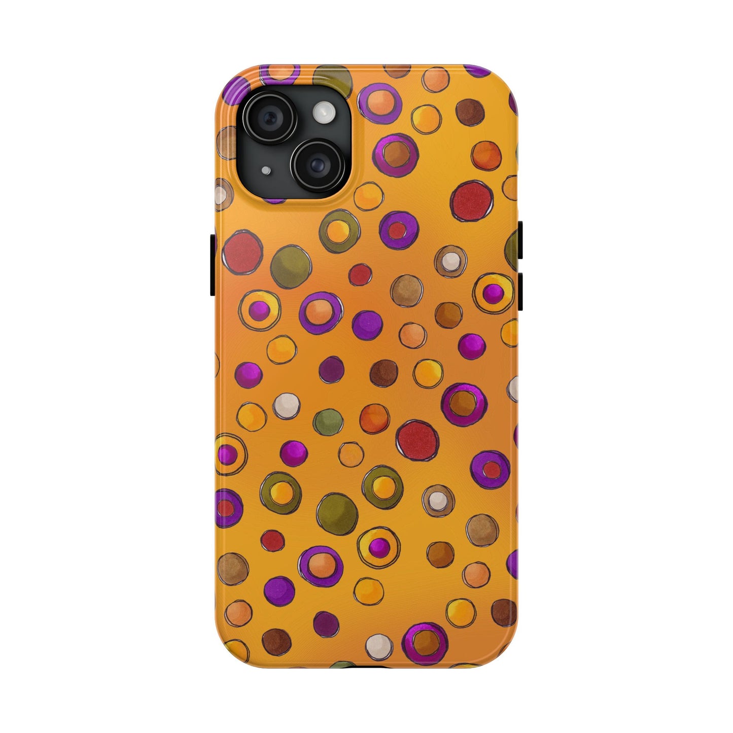 Double Dot Yellow Phone Case