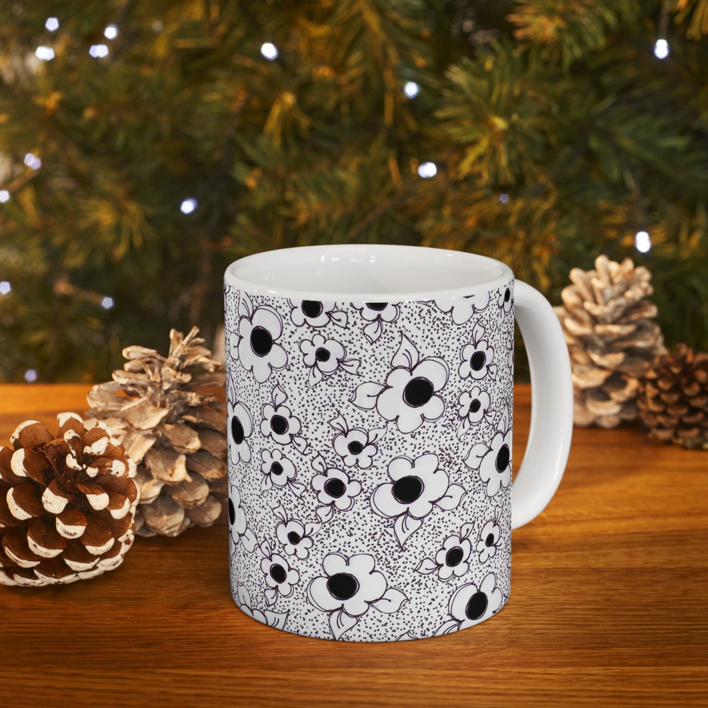 Daisies & Stipple Cup