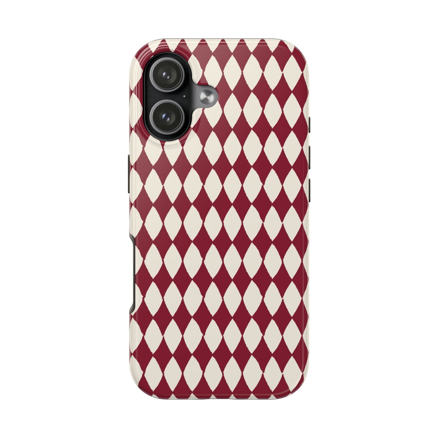 Diamond Ivory / Red Phone Case