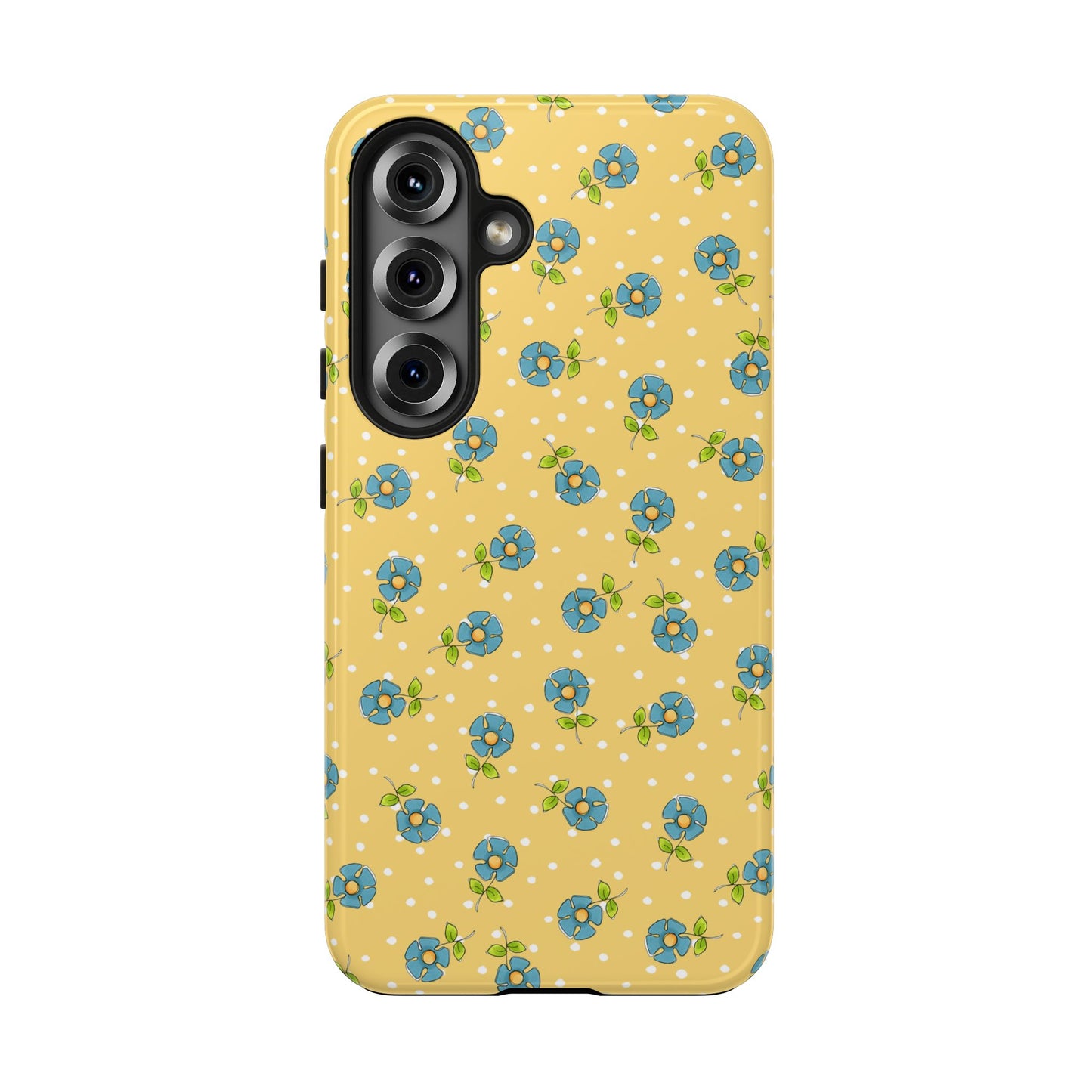 Daisy Dots Yellow Phone Case