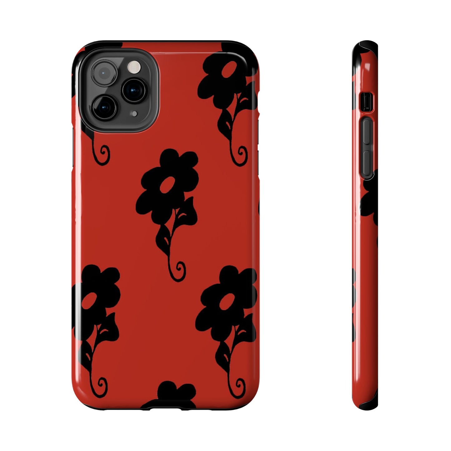 Daring Daisy Red Phone Case