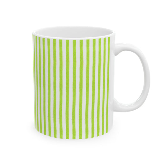 Stripe Lime Cup