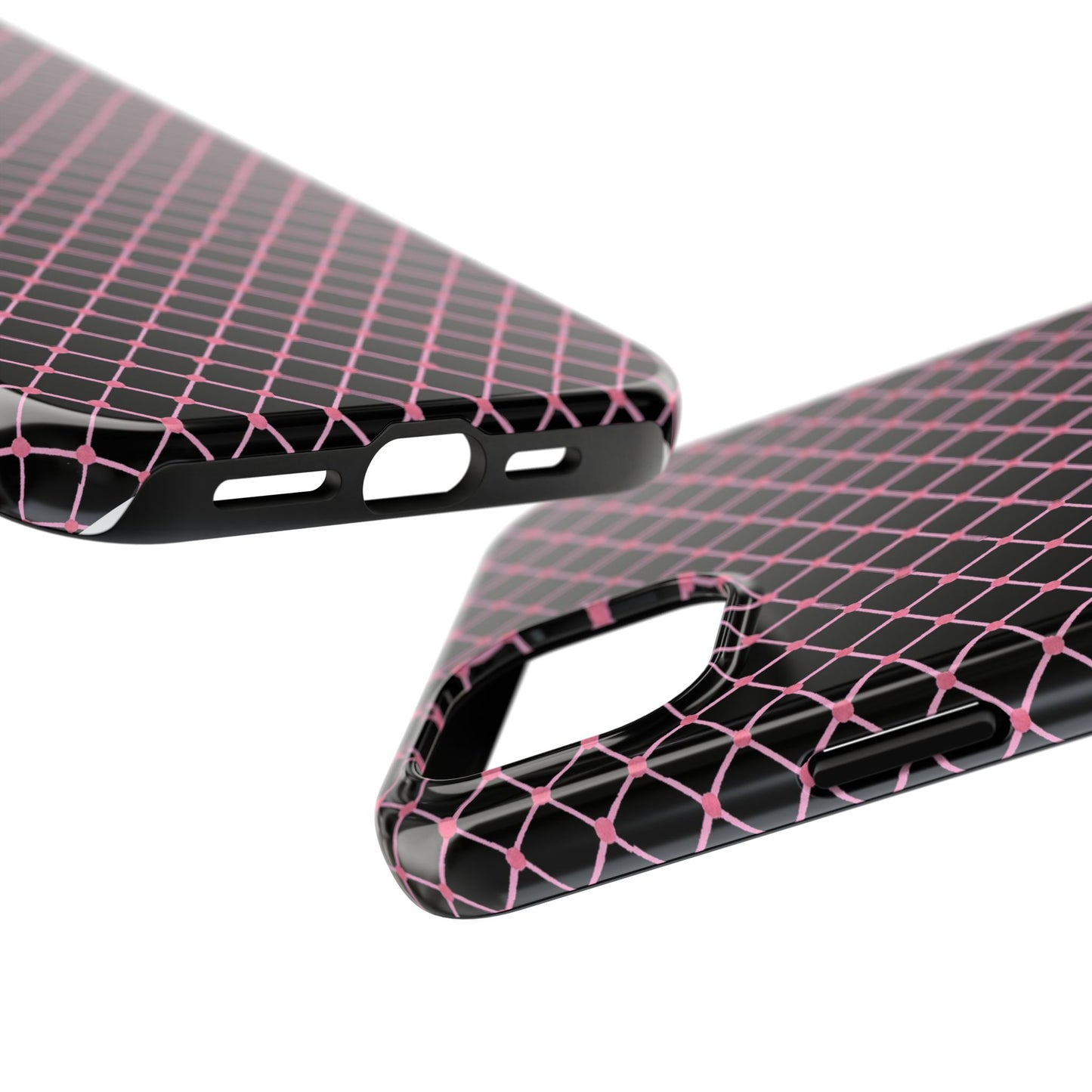 Cyclone Fence Black / Pink Phone Case