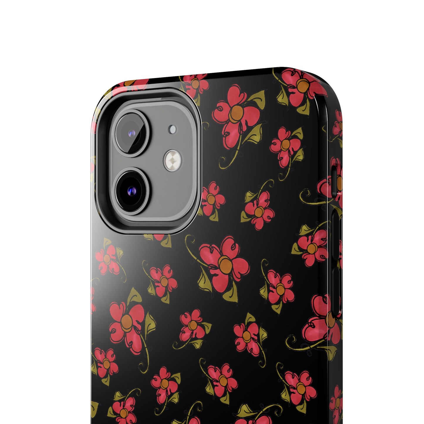 Daisy Caper Black Phone Case