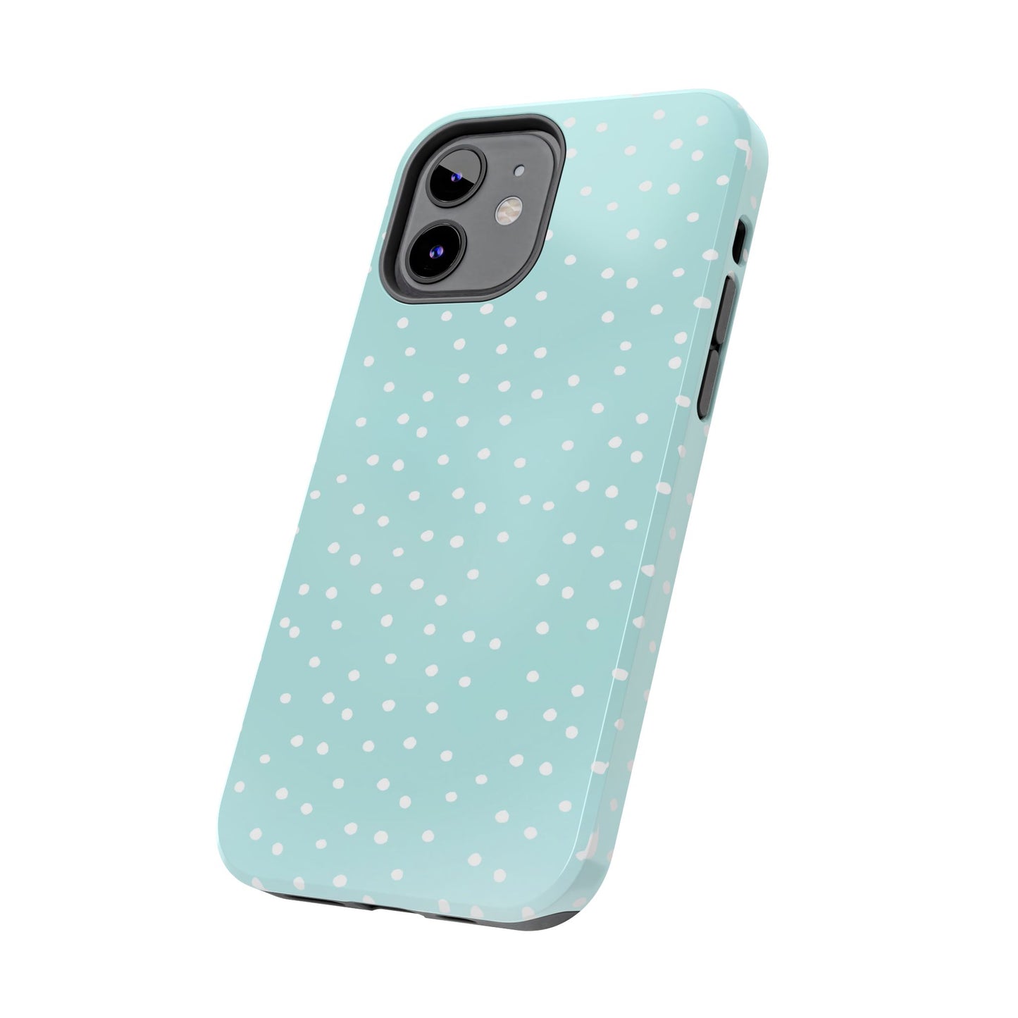 Petite Dots Seafoam / White Phone Case
