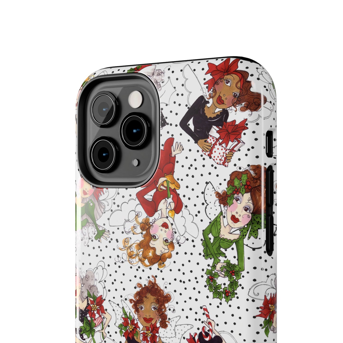 Fairy Toss White / Black Phone Case