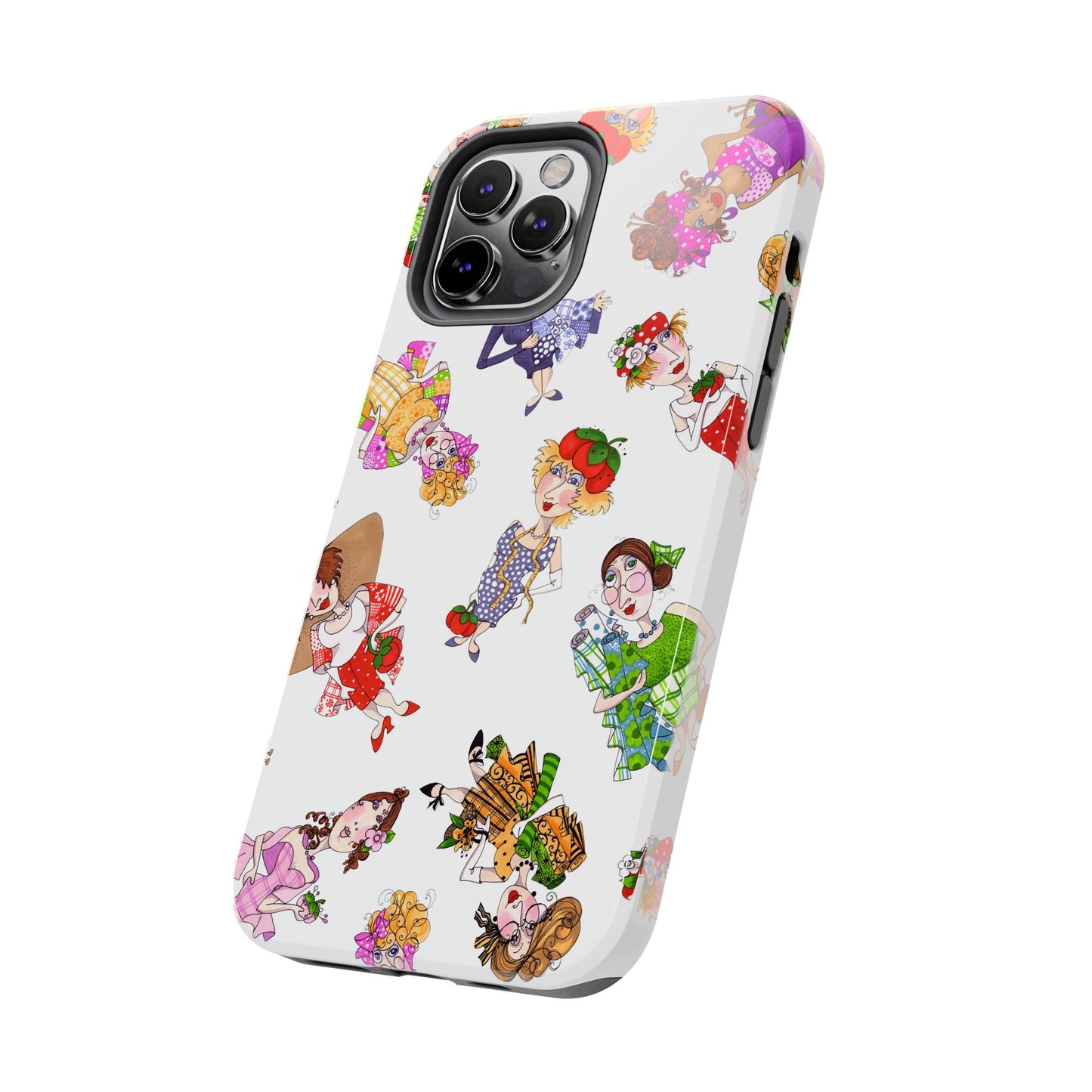 Fun Ladies Tossed White Phone Case