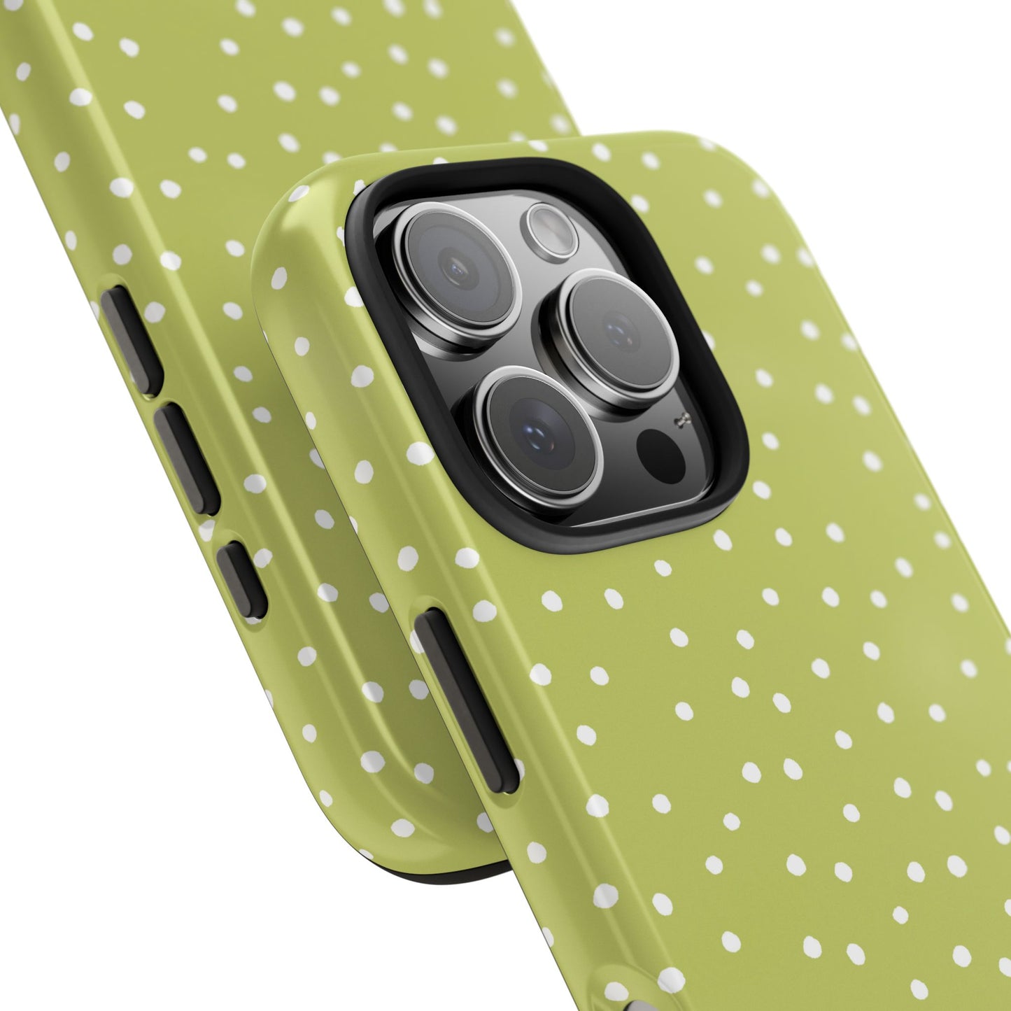 Dinky Dots Green / White Phone Case