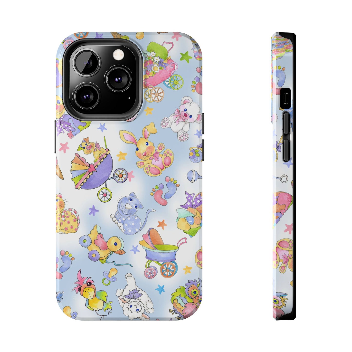 Busy Baby Blue Sky Phone Case