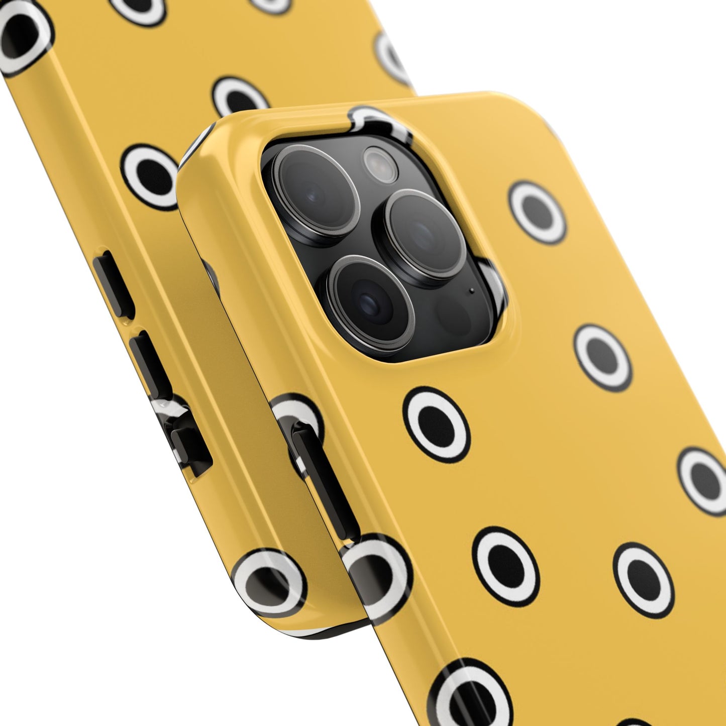 CD Dots Yellow / Black Phone Case