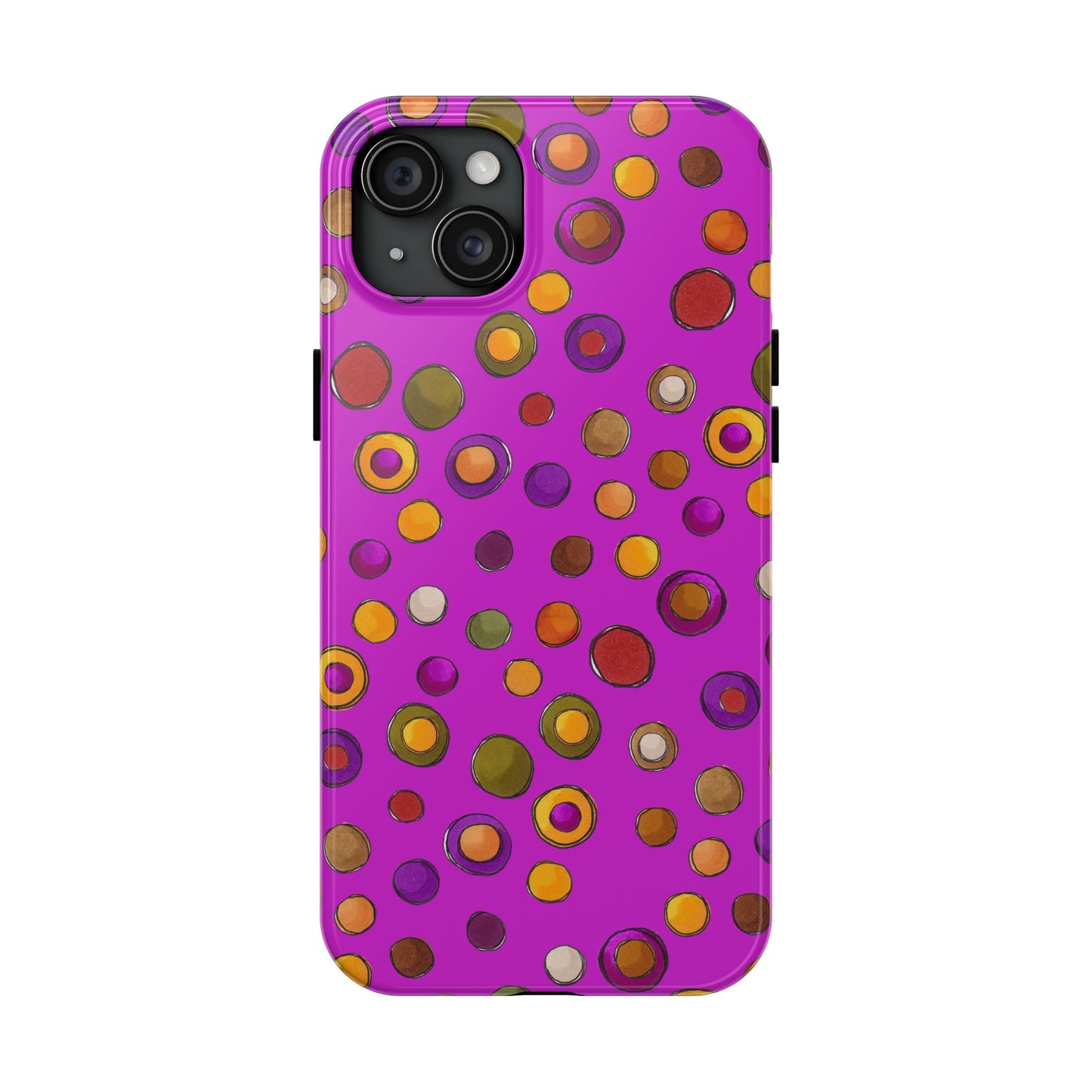 Double Dot Fuchsia Phone Case