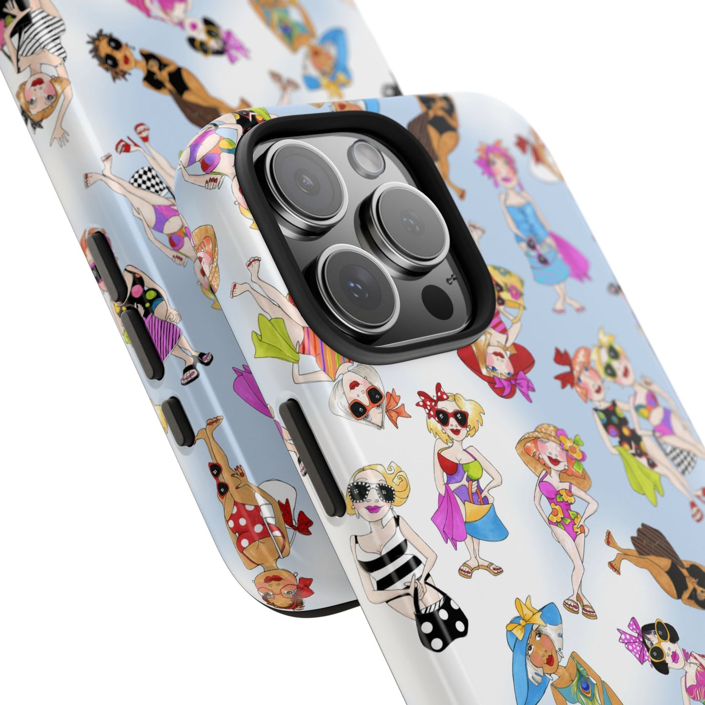 Tossed Beauties Blue Sky Phone Case