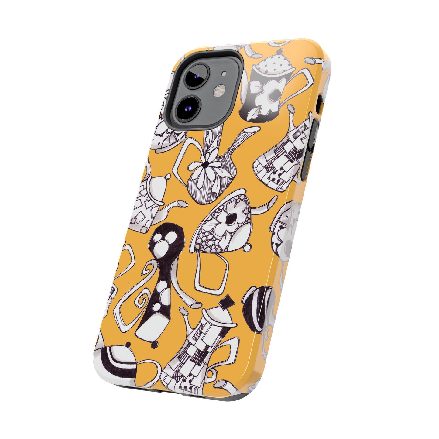 Fancy Pots Yellow Phone Case