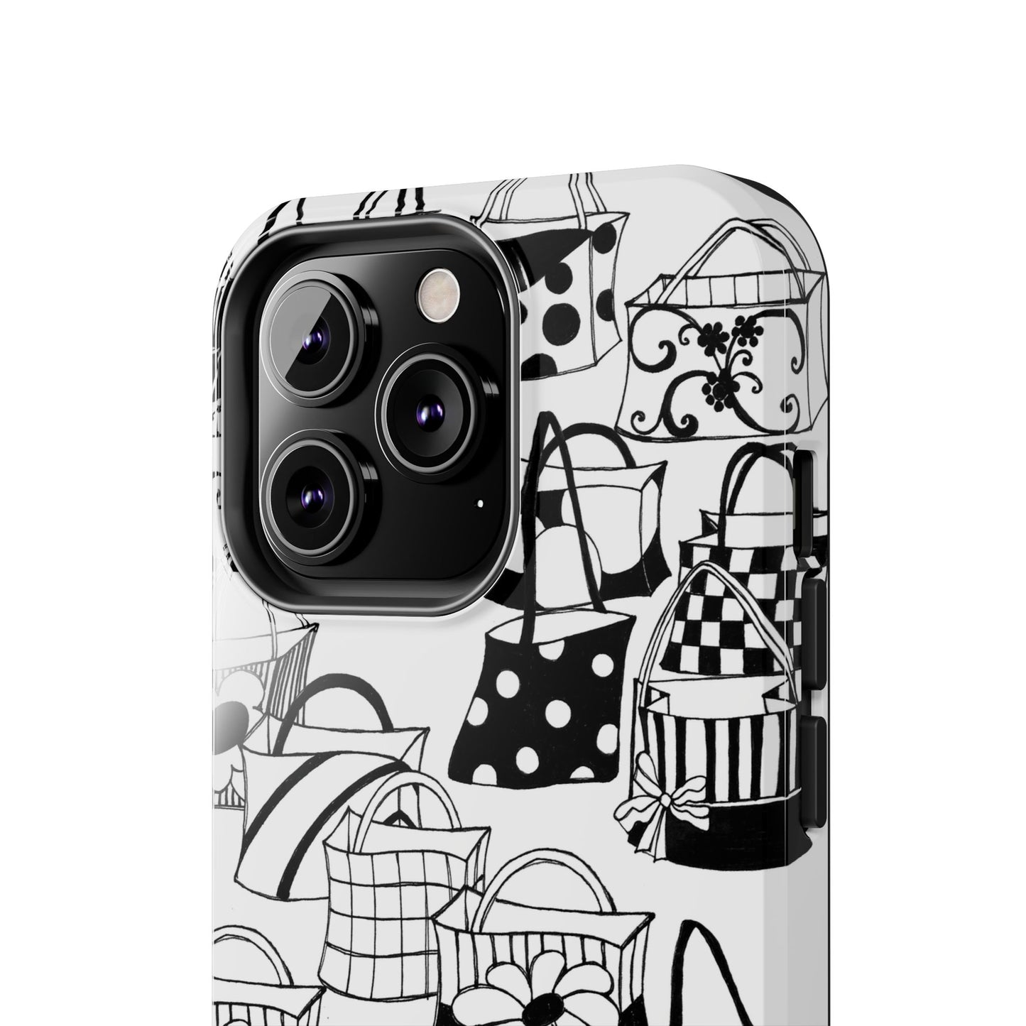 Totes White / Black Phone Case