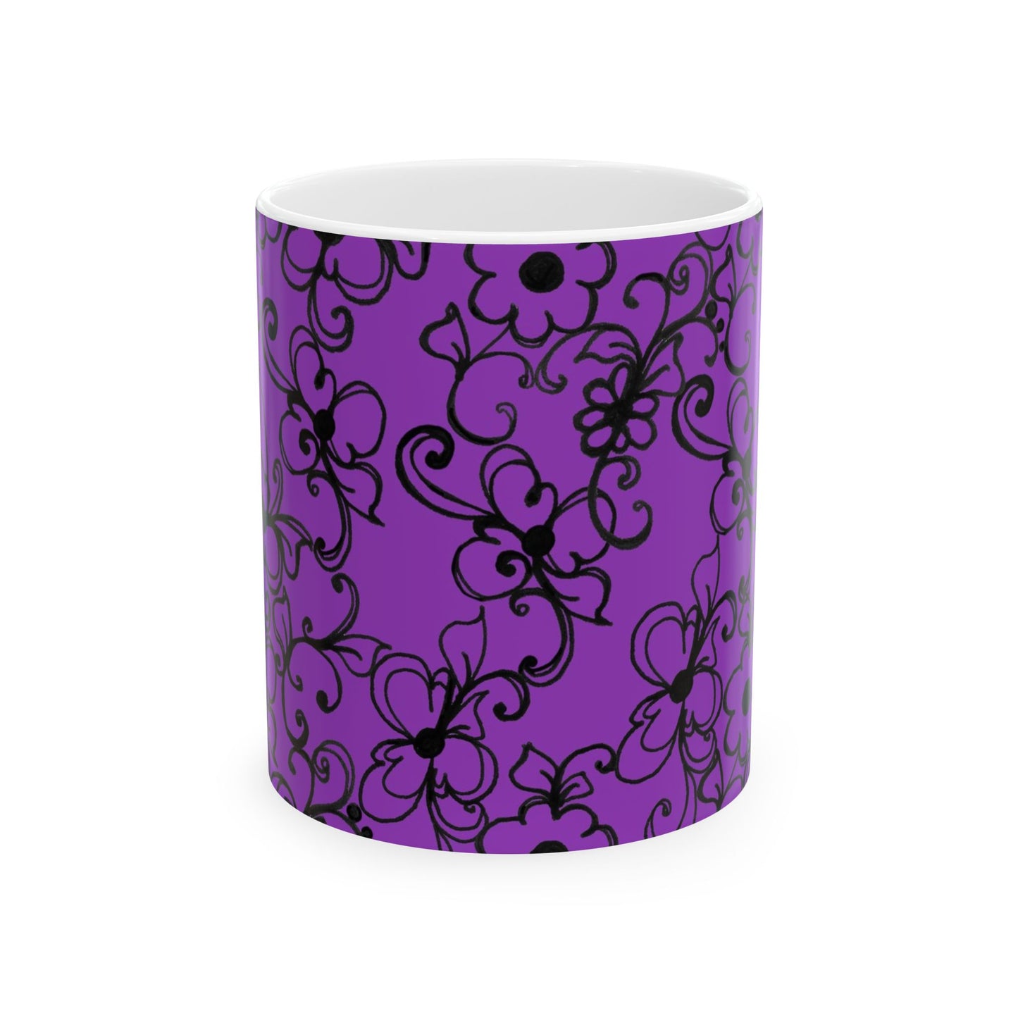 Daisy Jungle Purple Cup