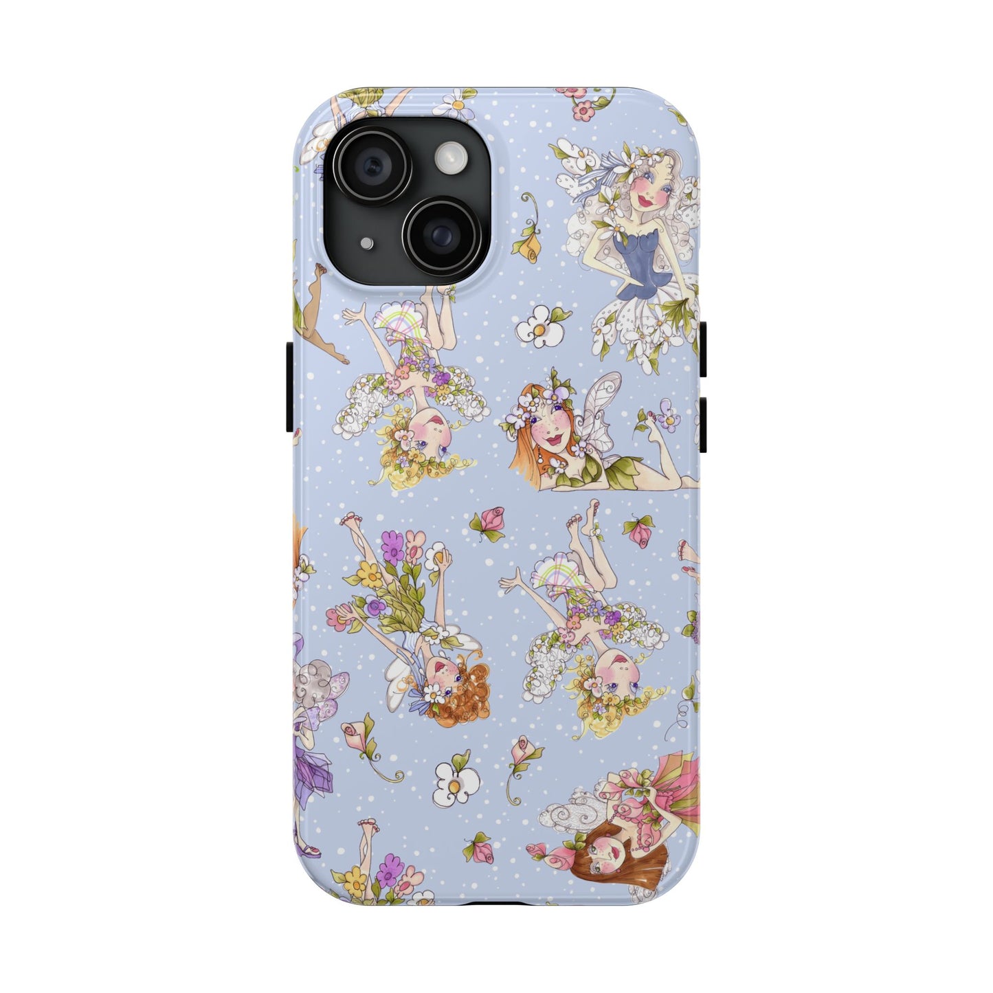 Tossed Fairies Blue Phone Case