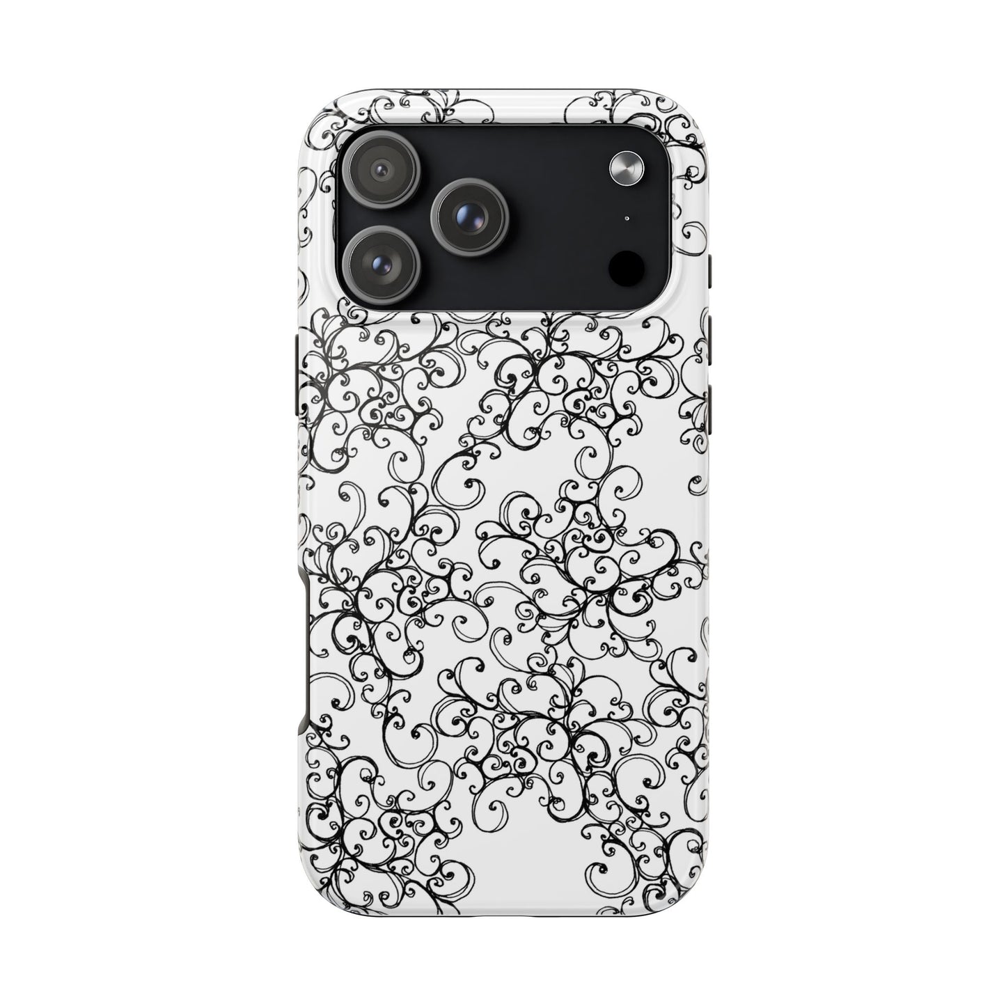 Poodle Scroll Phone Case