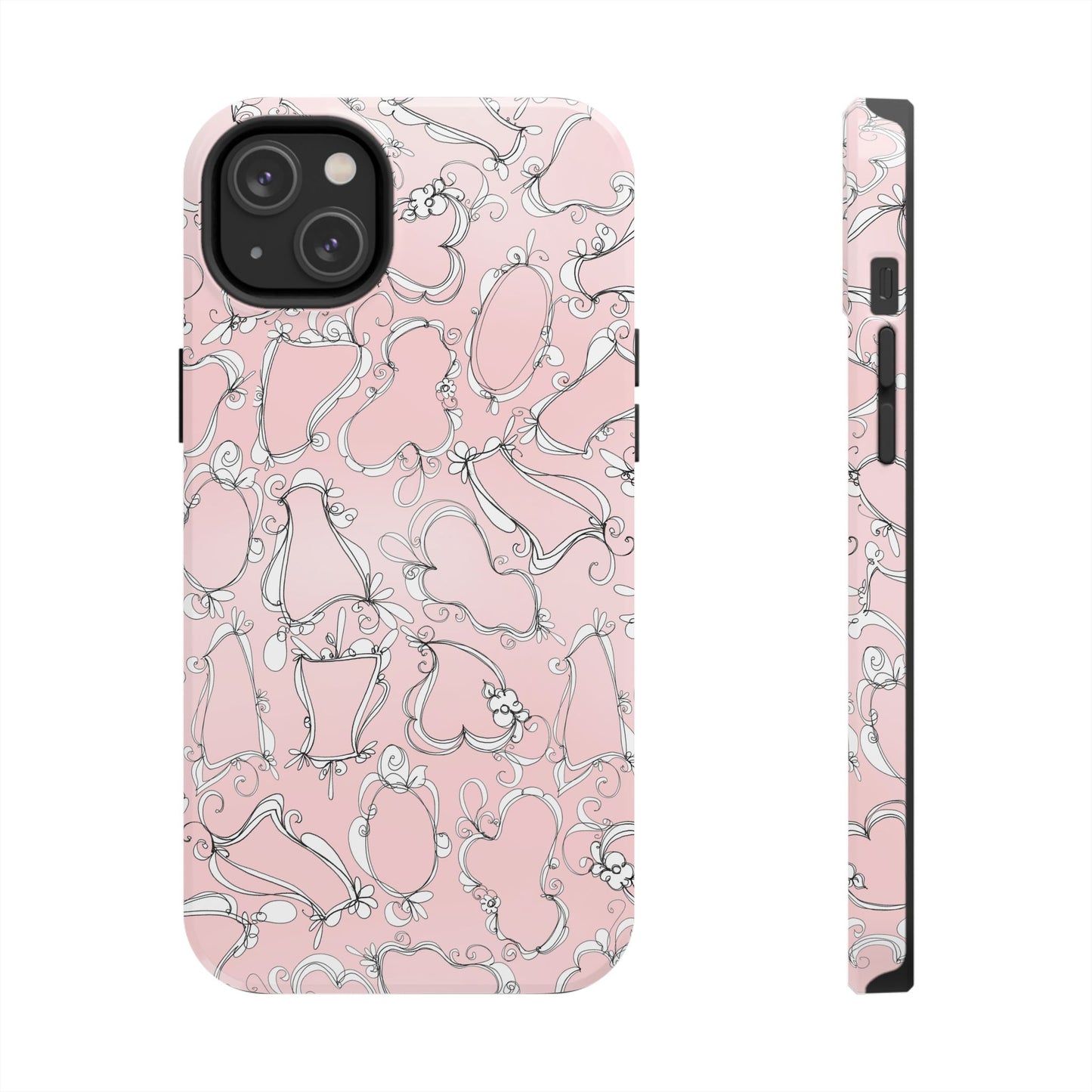 Fancy Frames Pink / White Phone Case